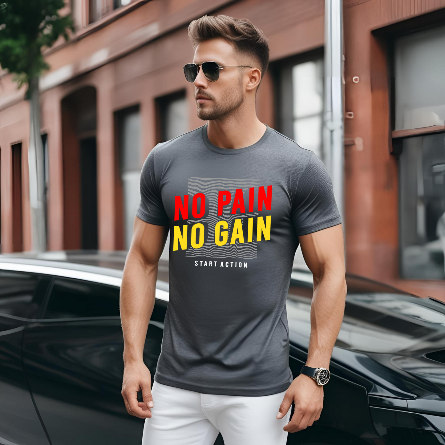 NO PAIN NO GAIN TEE