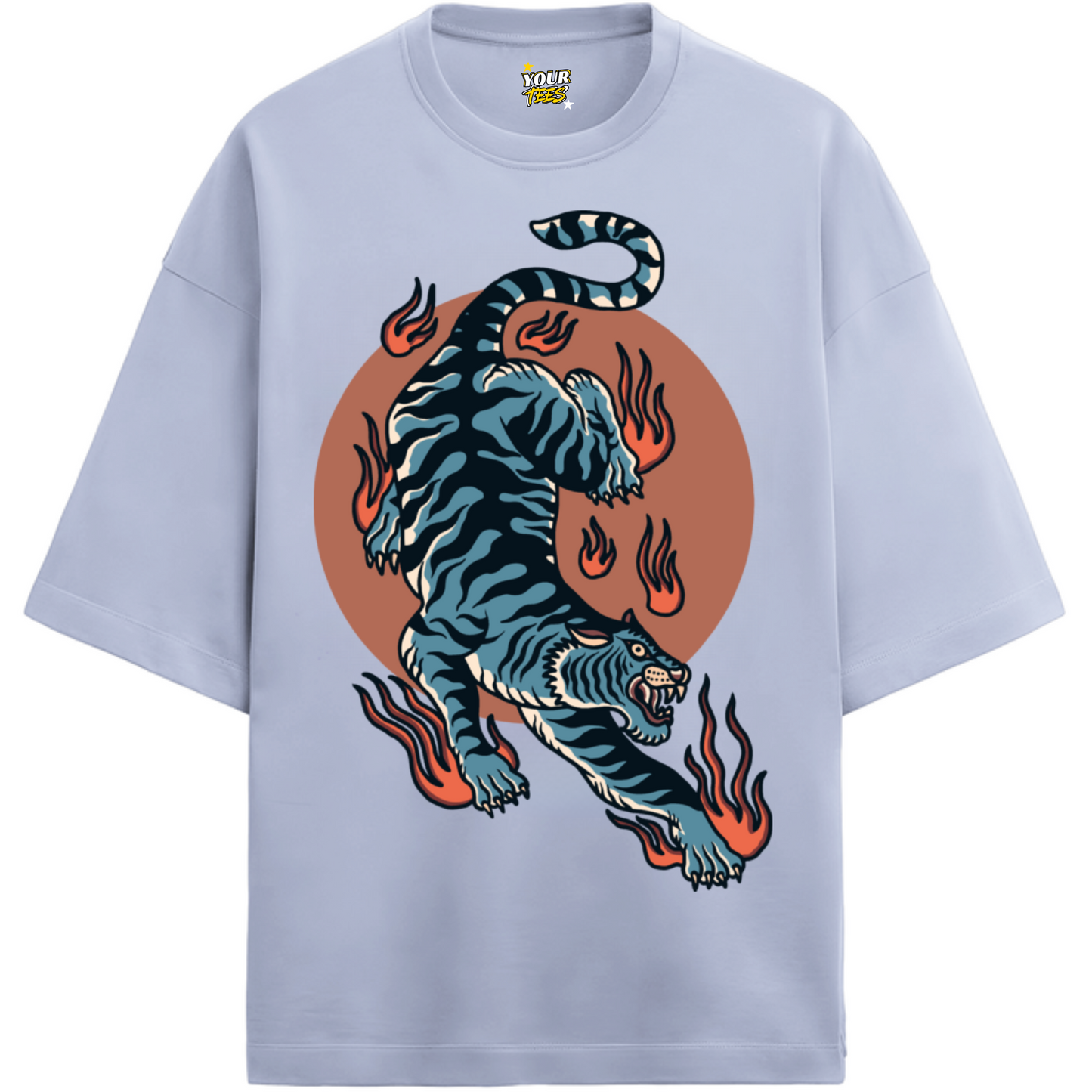 ORIENTAL TIGER PREMIUM OVERSIZE TEE