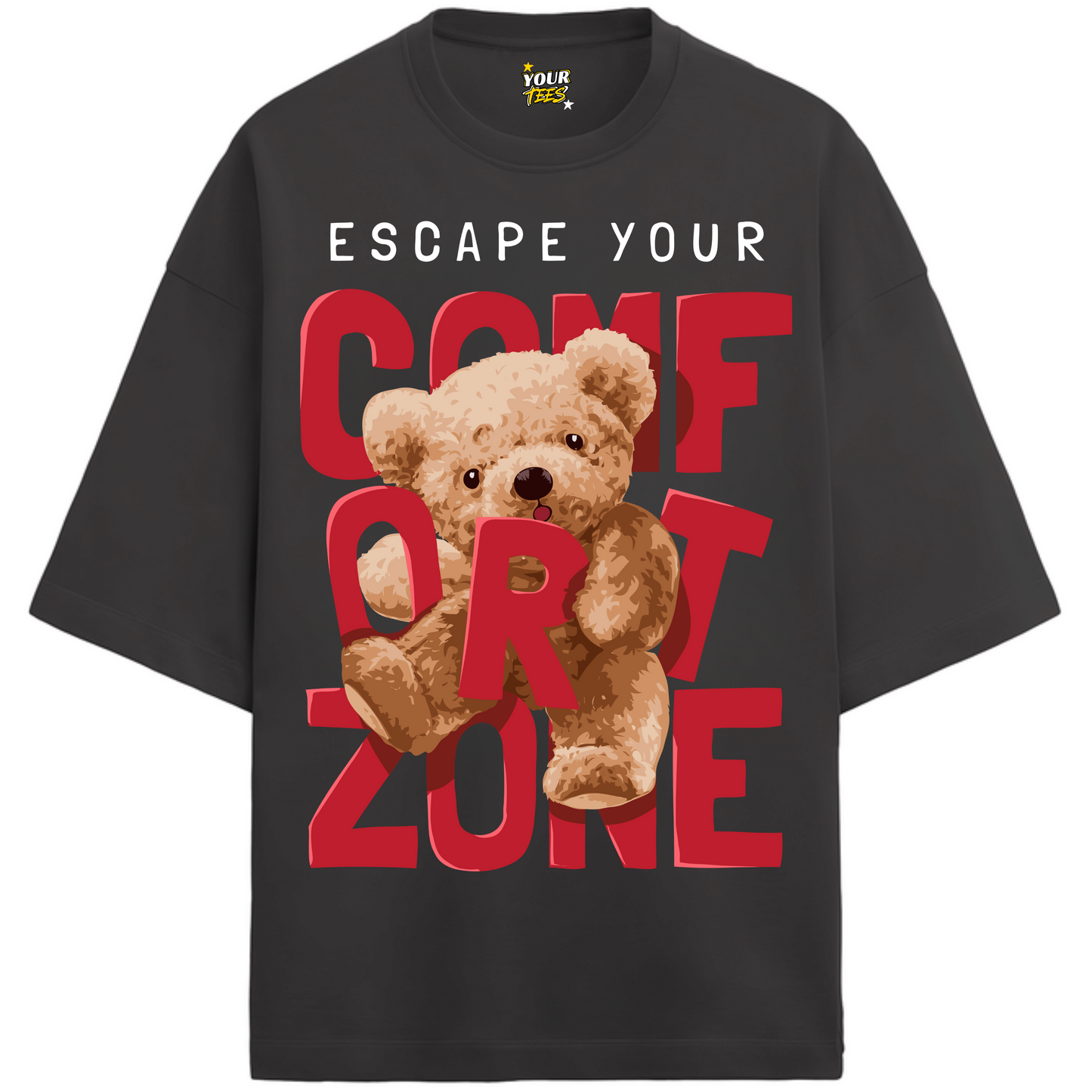 COMFORT ZONE PREMIUM OVERSIZE TEE