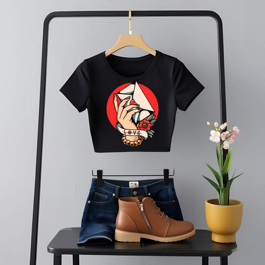 LOVE CROP TOP