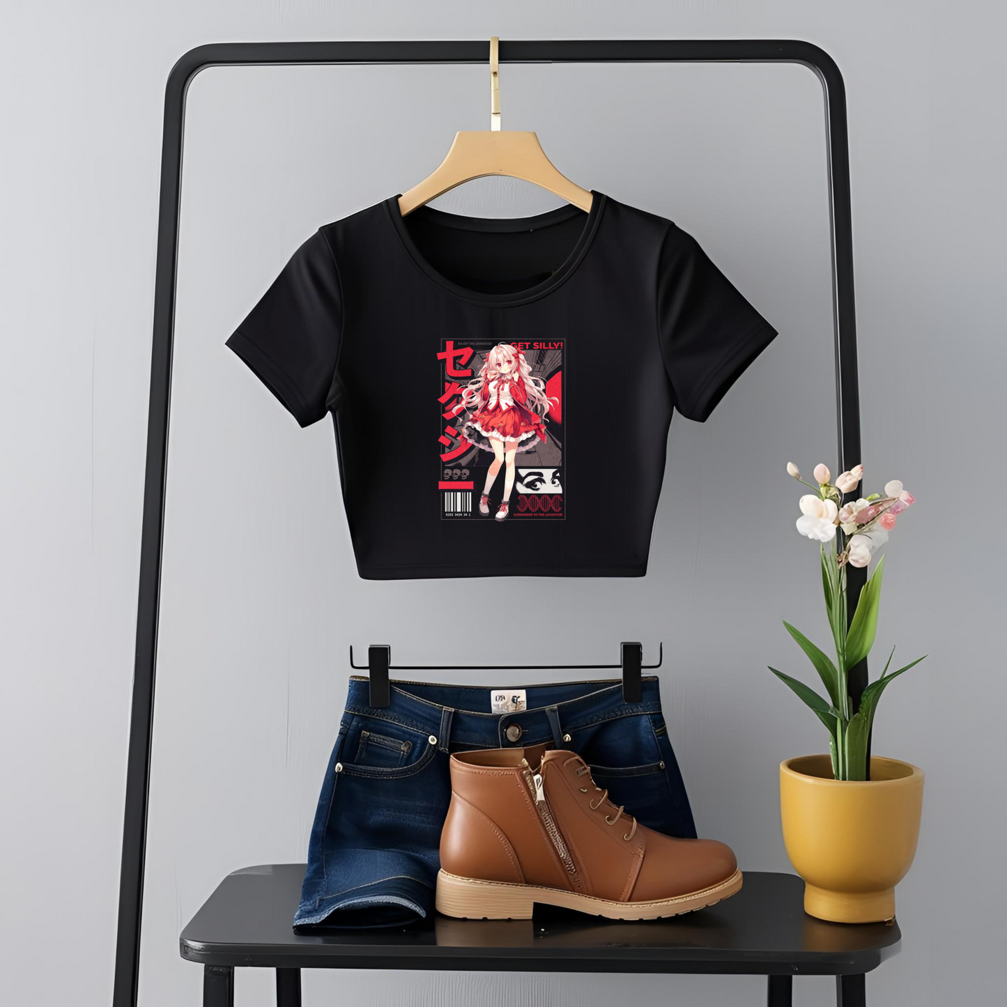 GET SILLY CROP TOP