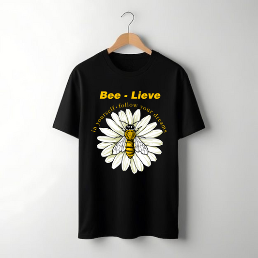 BEE-LIEVE YOURSELF OVERSIZE TEE