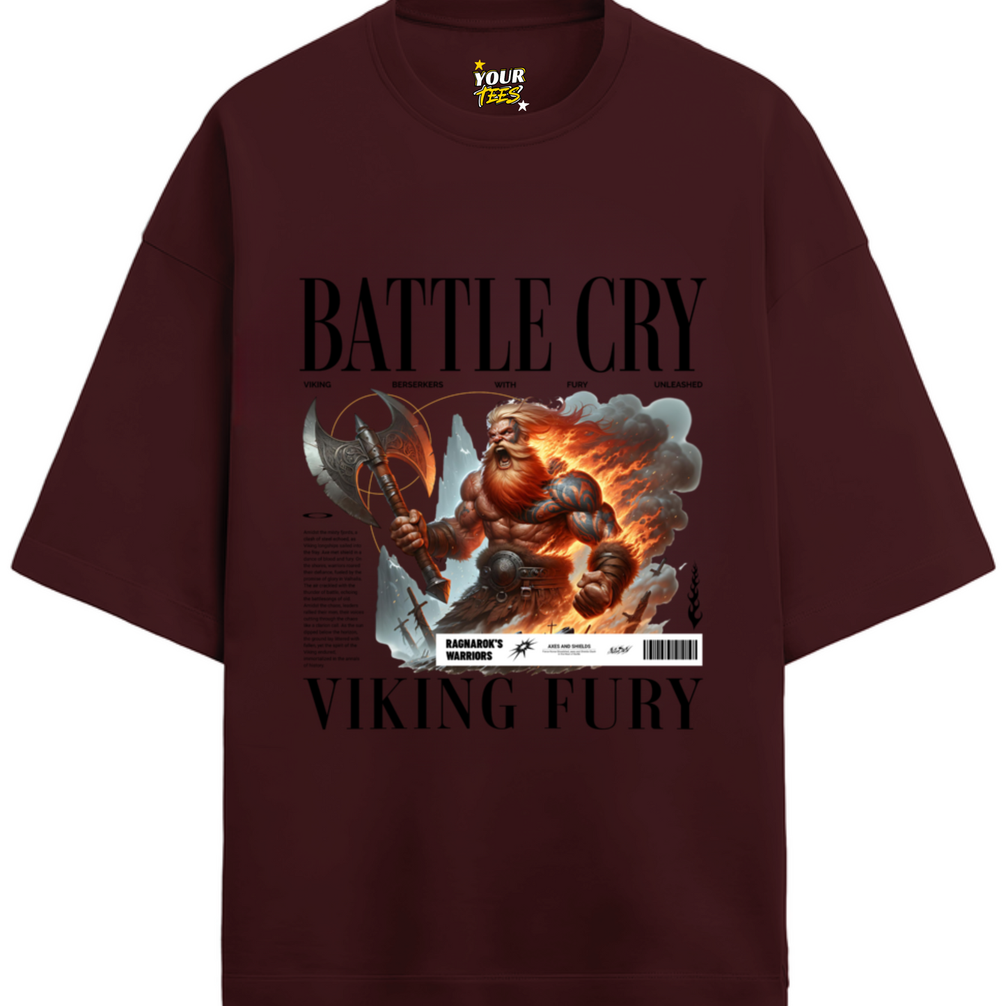 BATTLE CRY PREMIUM OVERSIZE TEE