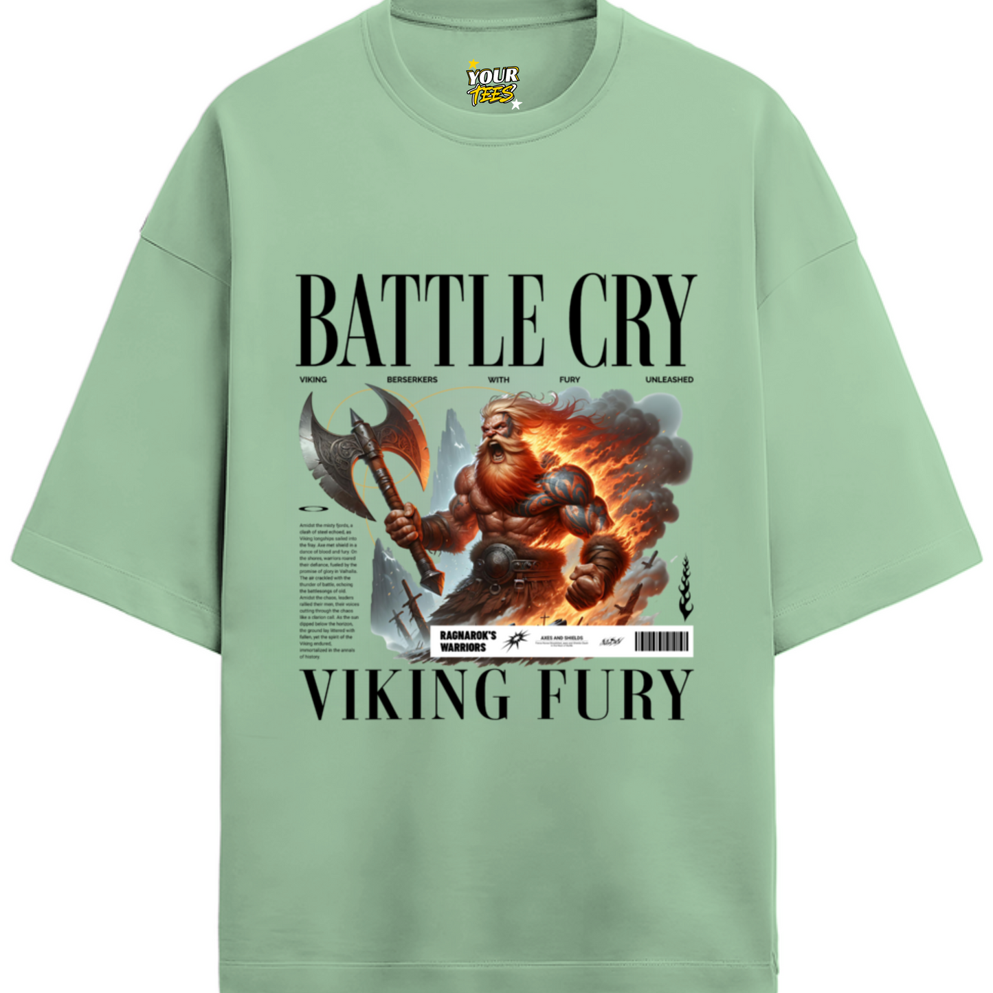 BATTLE CRY PREMIUM OVERSIZE TEE