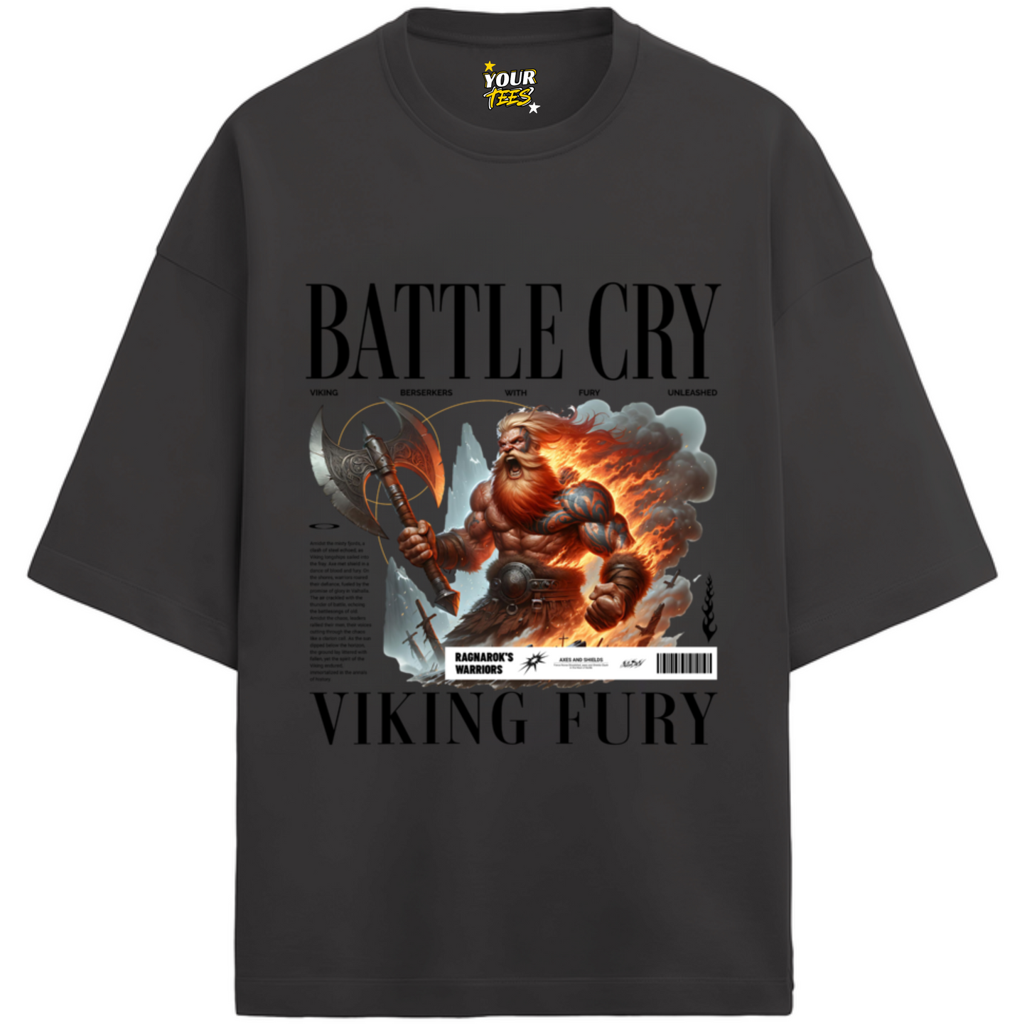 BATTLE CRY PREMIUM OVERSIZE TEE