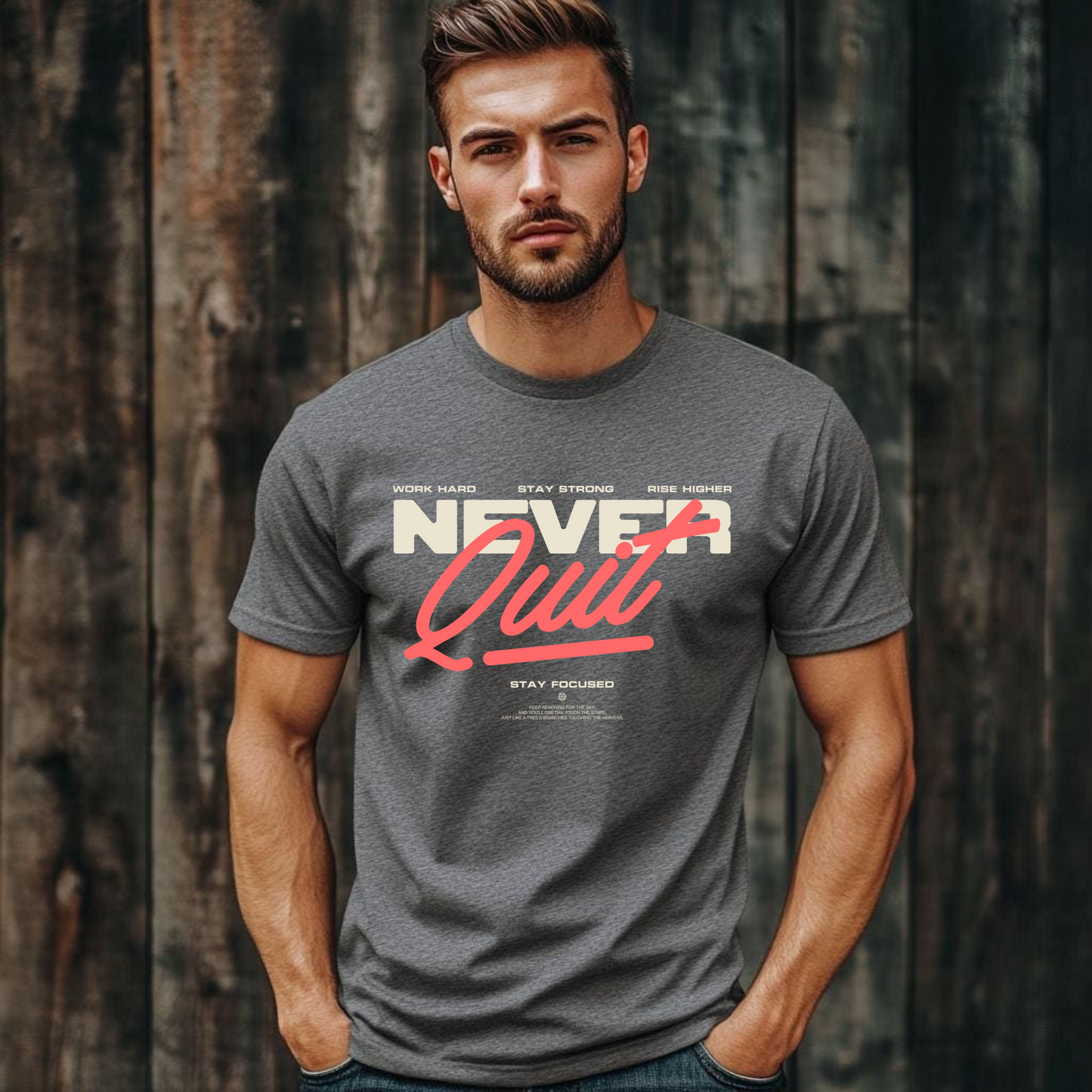 NEVER QUIT TEE