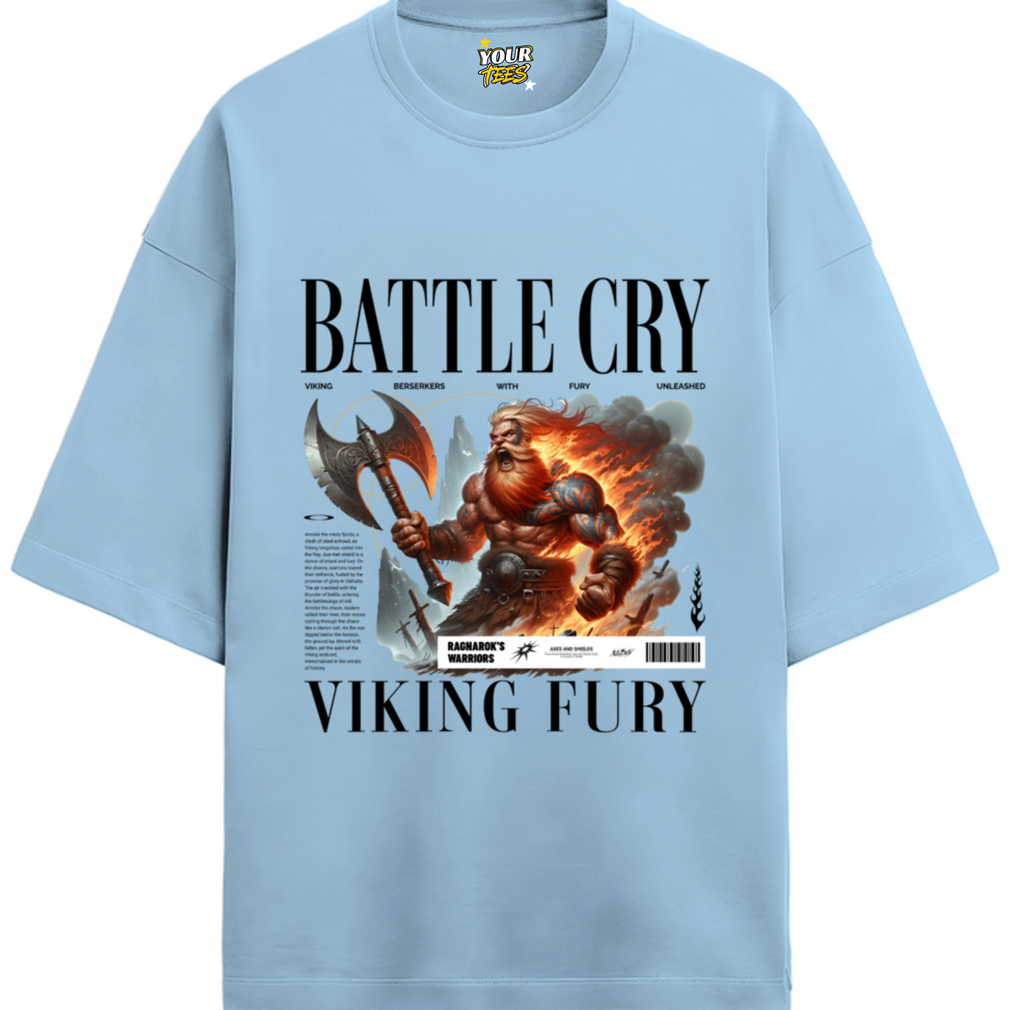 BATTLE CRY PREMIUM OVERSIZE TEE