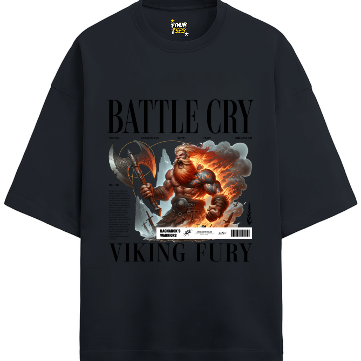 BATTLE CRY PREMIUM OVERSIZE TEE
