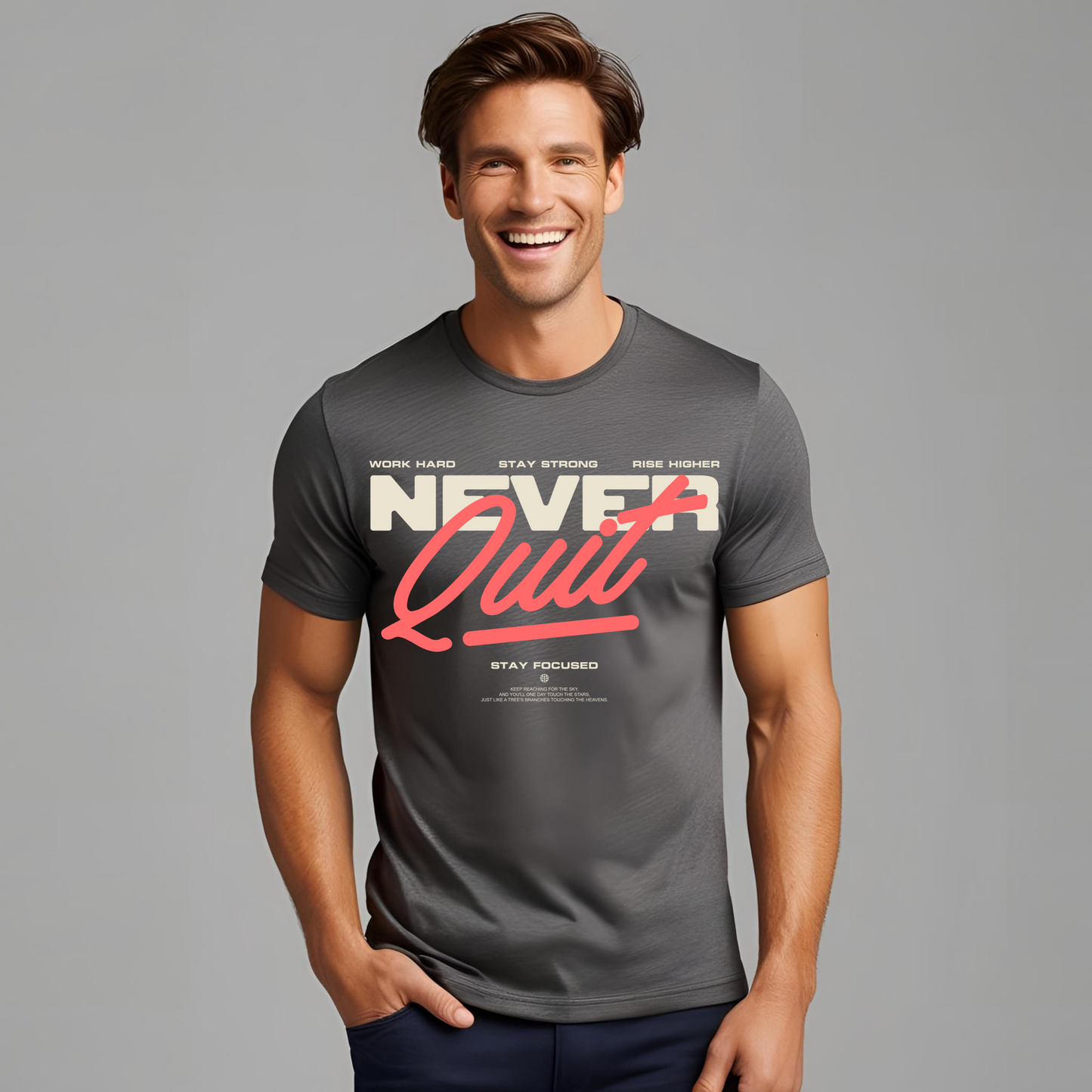 NEVER QUIT TEE