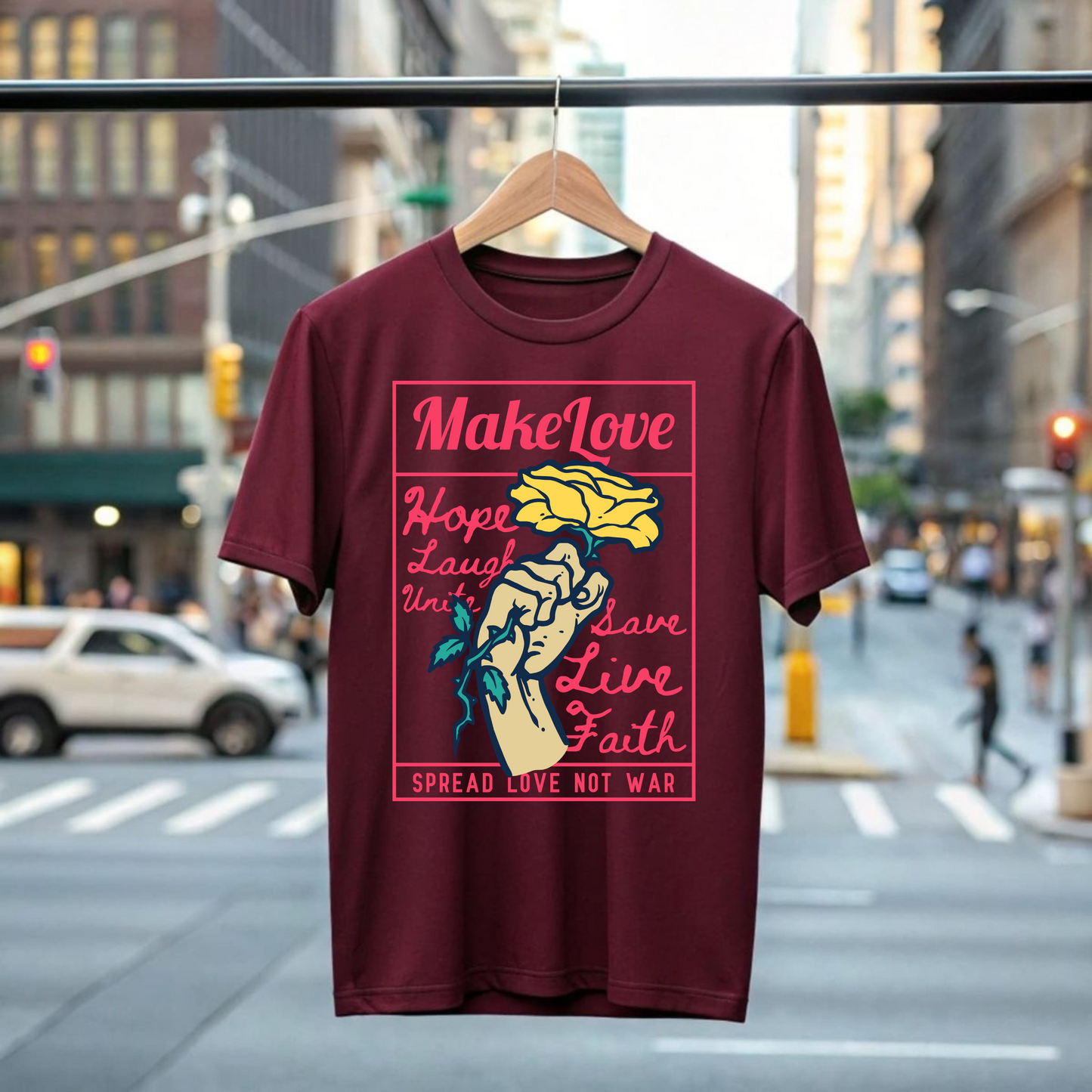 MAKE LOVE OVERSIZE TEE