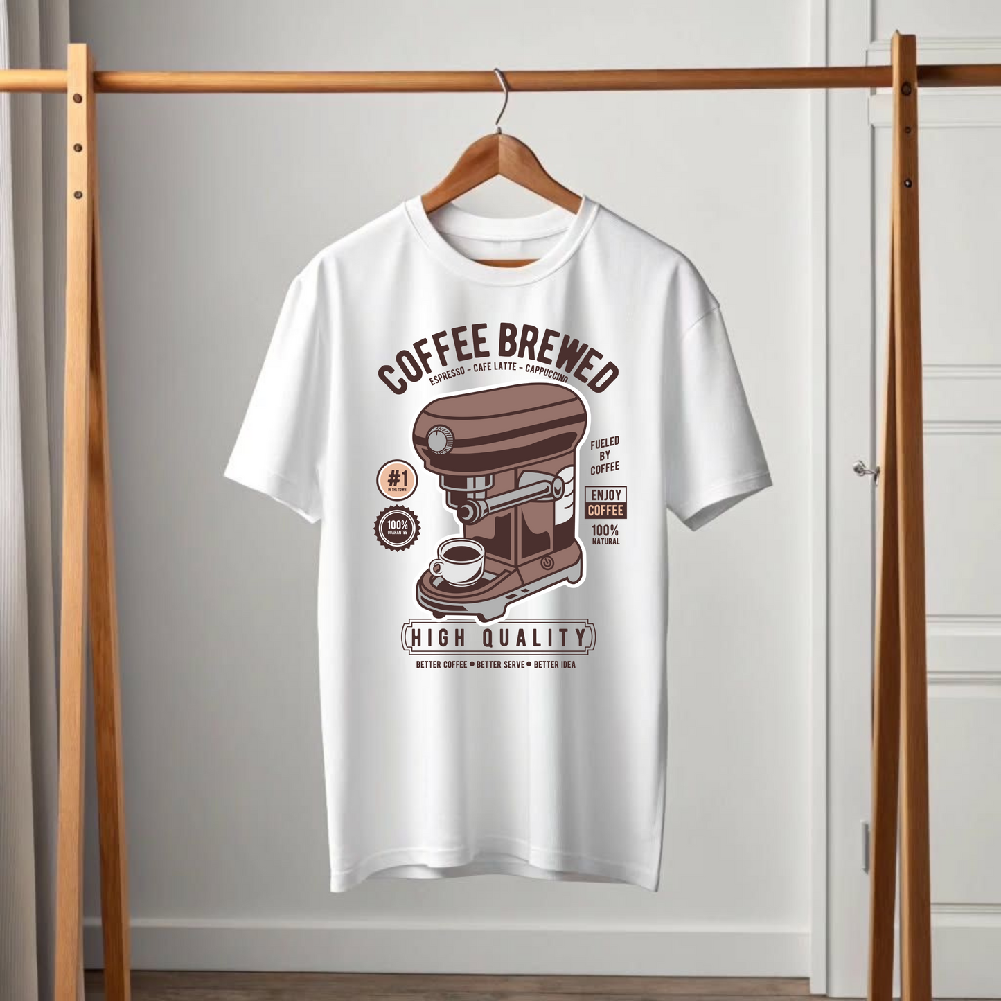 COFFEE BREWED OVERSIZE TEE