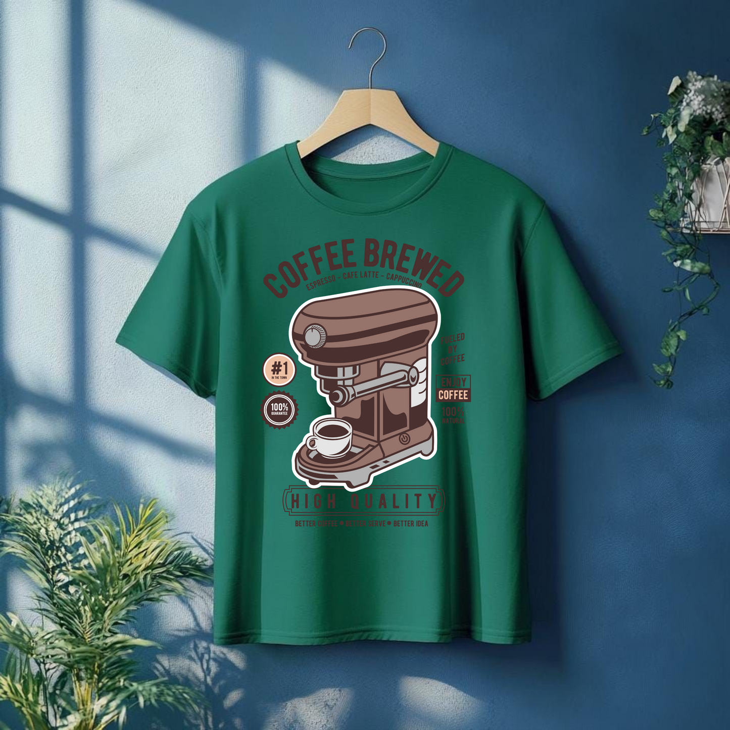 COFFEE BREWED OVERSIZE TEE