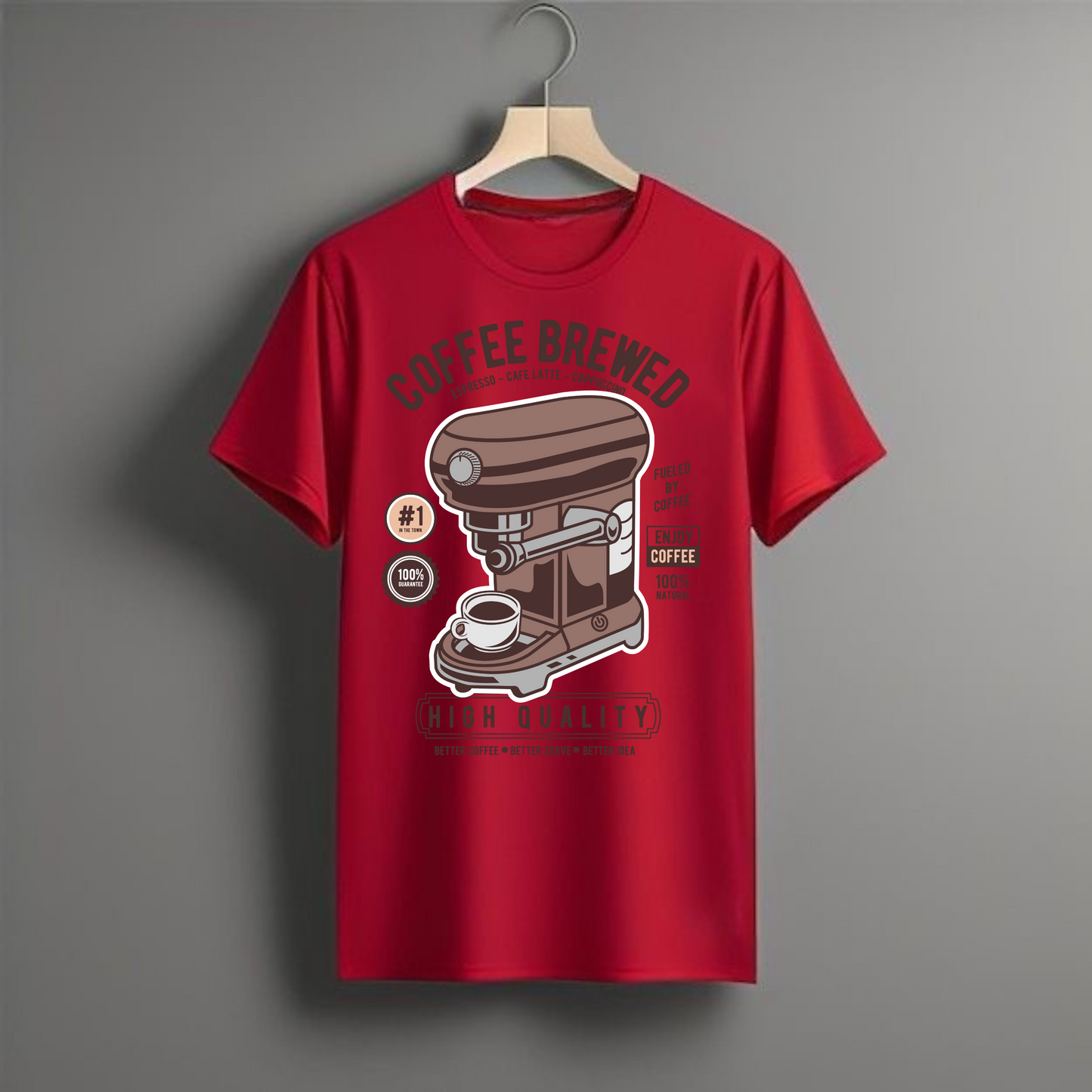 COFFEE BREWED OVERSIZE TEE