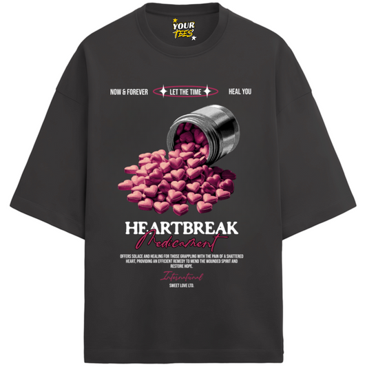 HEARTBREAK PREMIUM OVERSIZE TEE