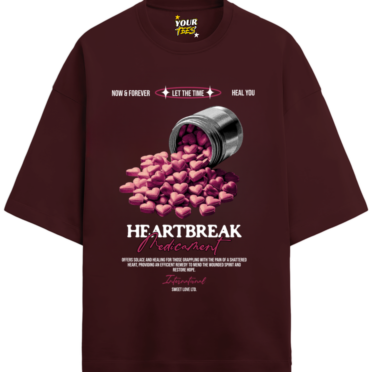 HEARTBREAK PREMIUM OVERSIZE TEE