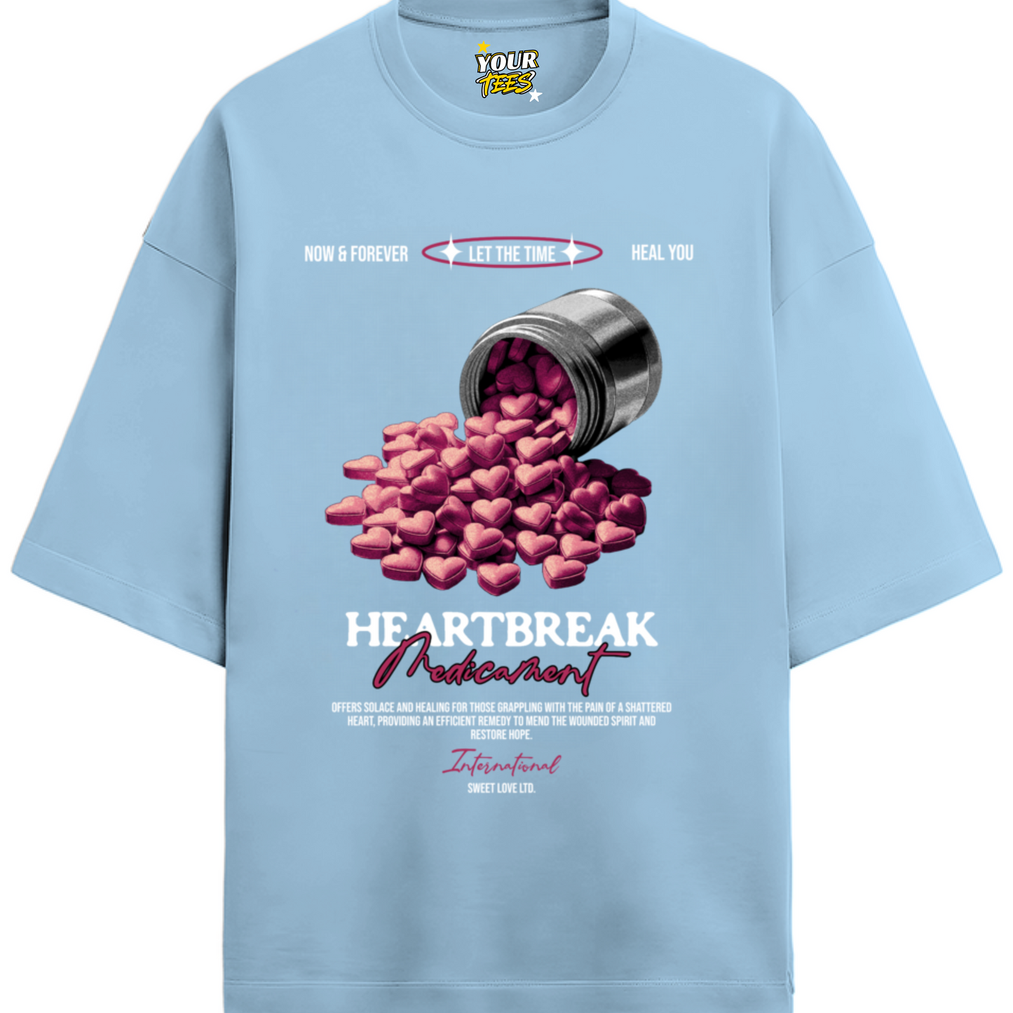 HEARTBREAK PREMIUM OVERSIZE TEE