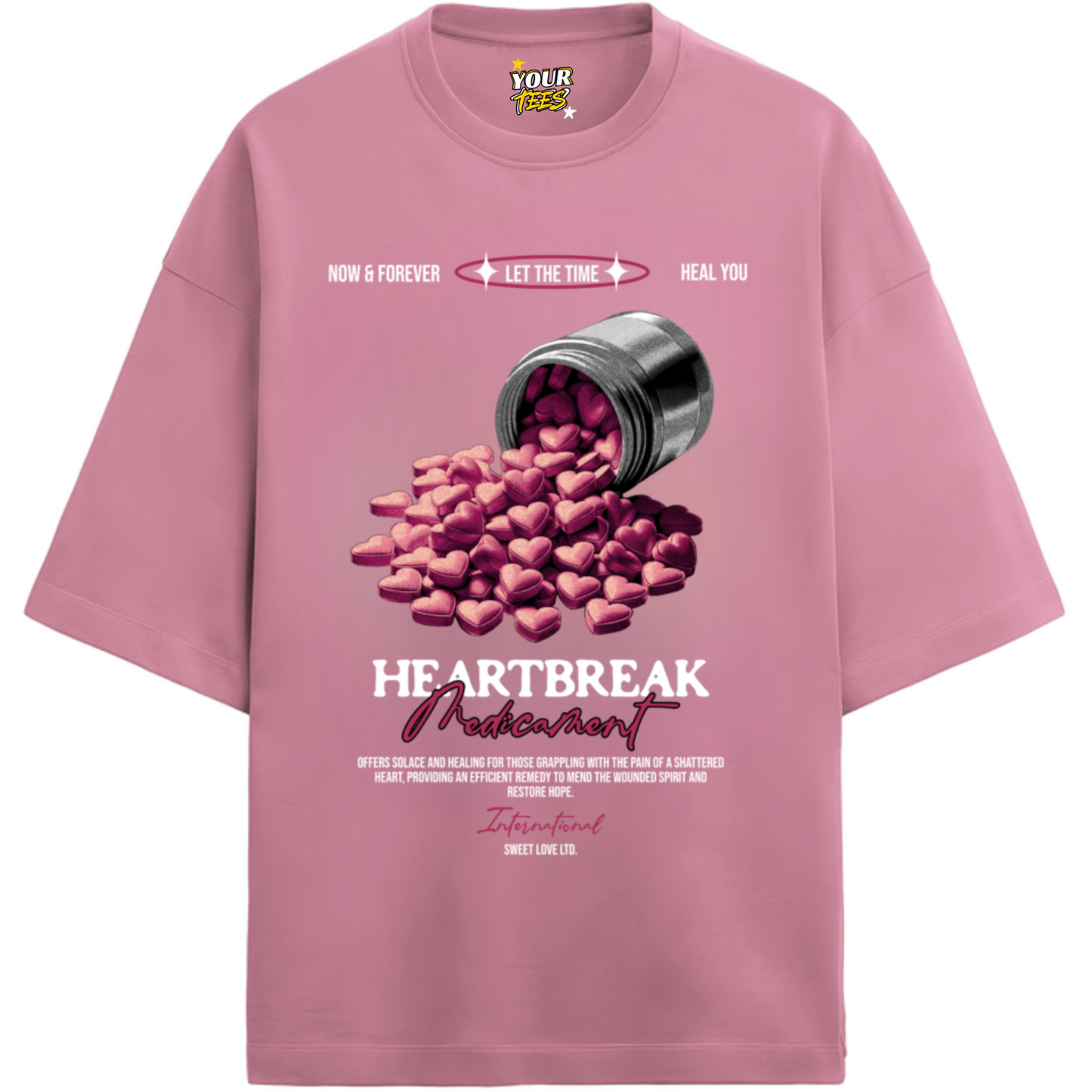 HEARTBREAK PREMIUM OVERSIZE TEE