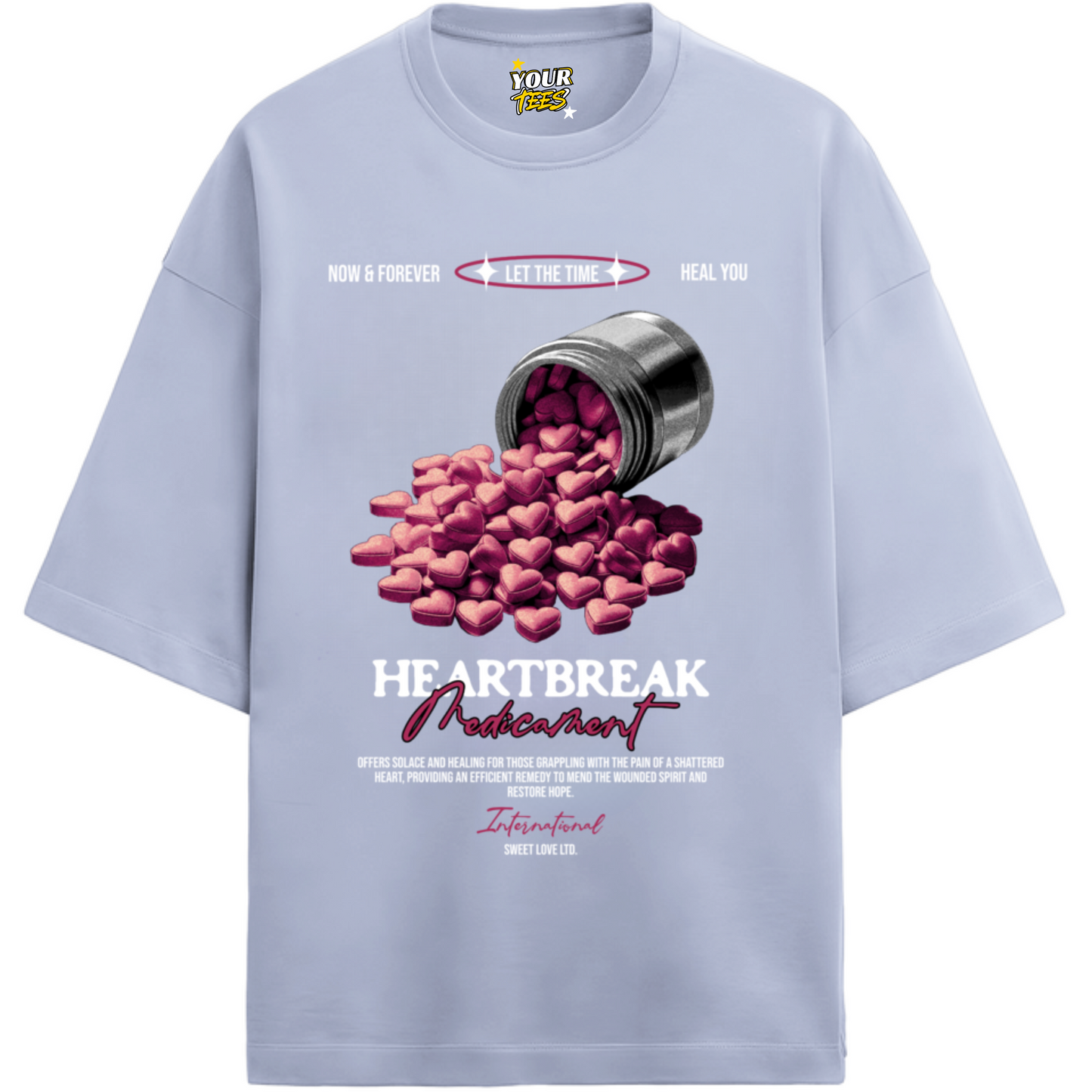 HEARTBREAK PREMIUM OVERSIZE TEE