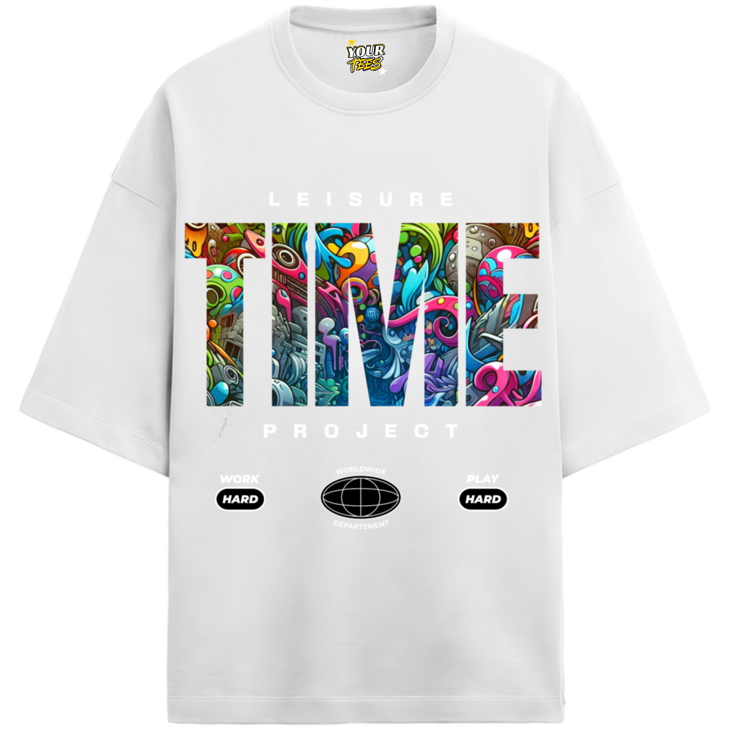TIME PREMIUM OVERSIZE TEE