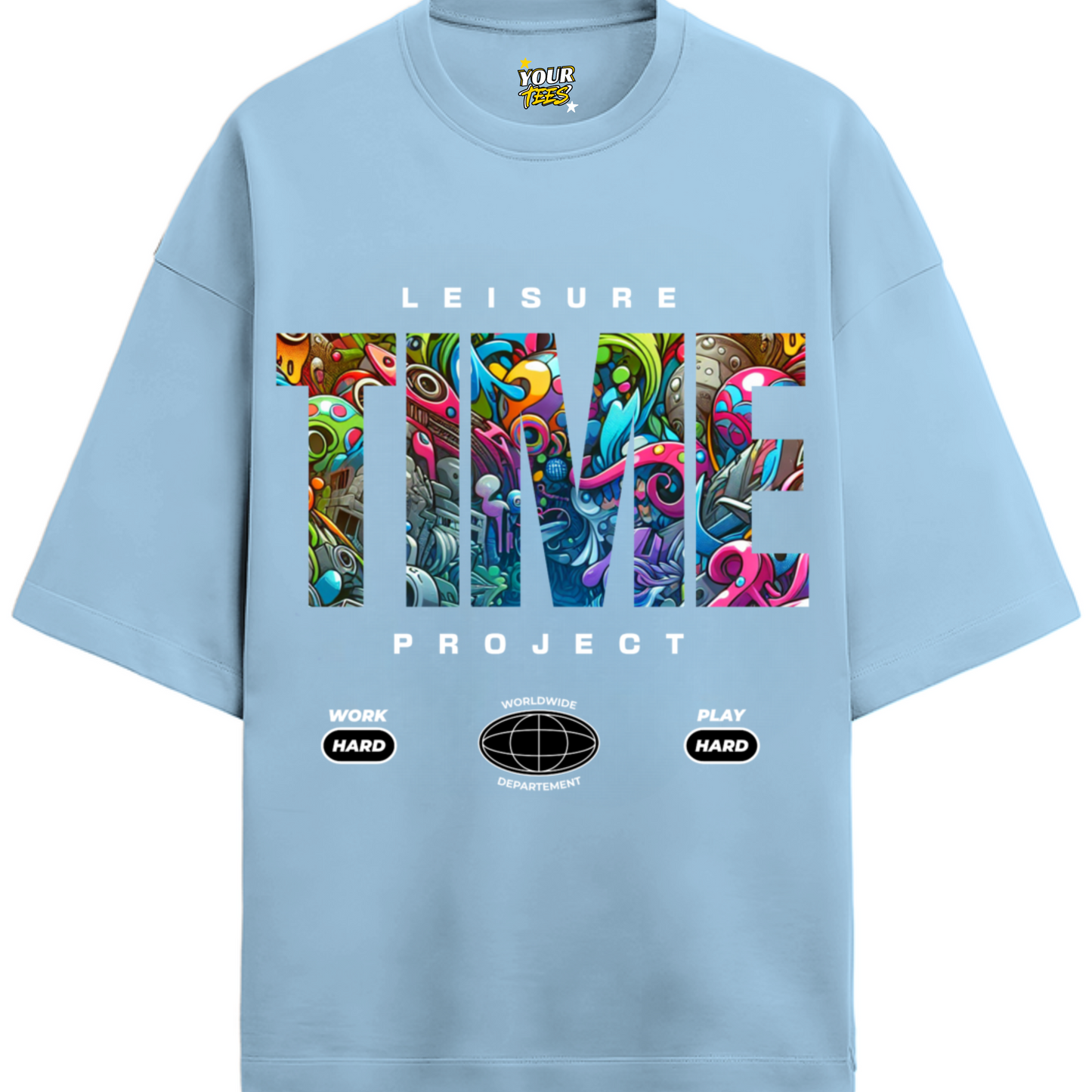 TIME PREMIUM OVERSIZE TEE