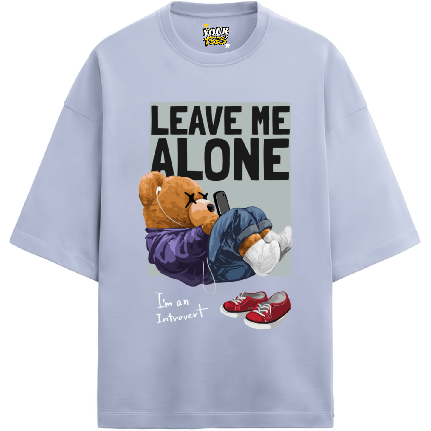 LEAVE ME ALONE PREMIUM OVERSIZE TEE