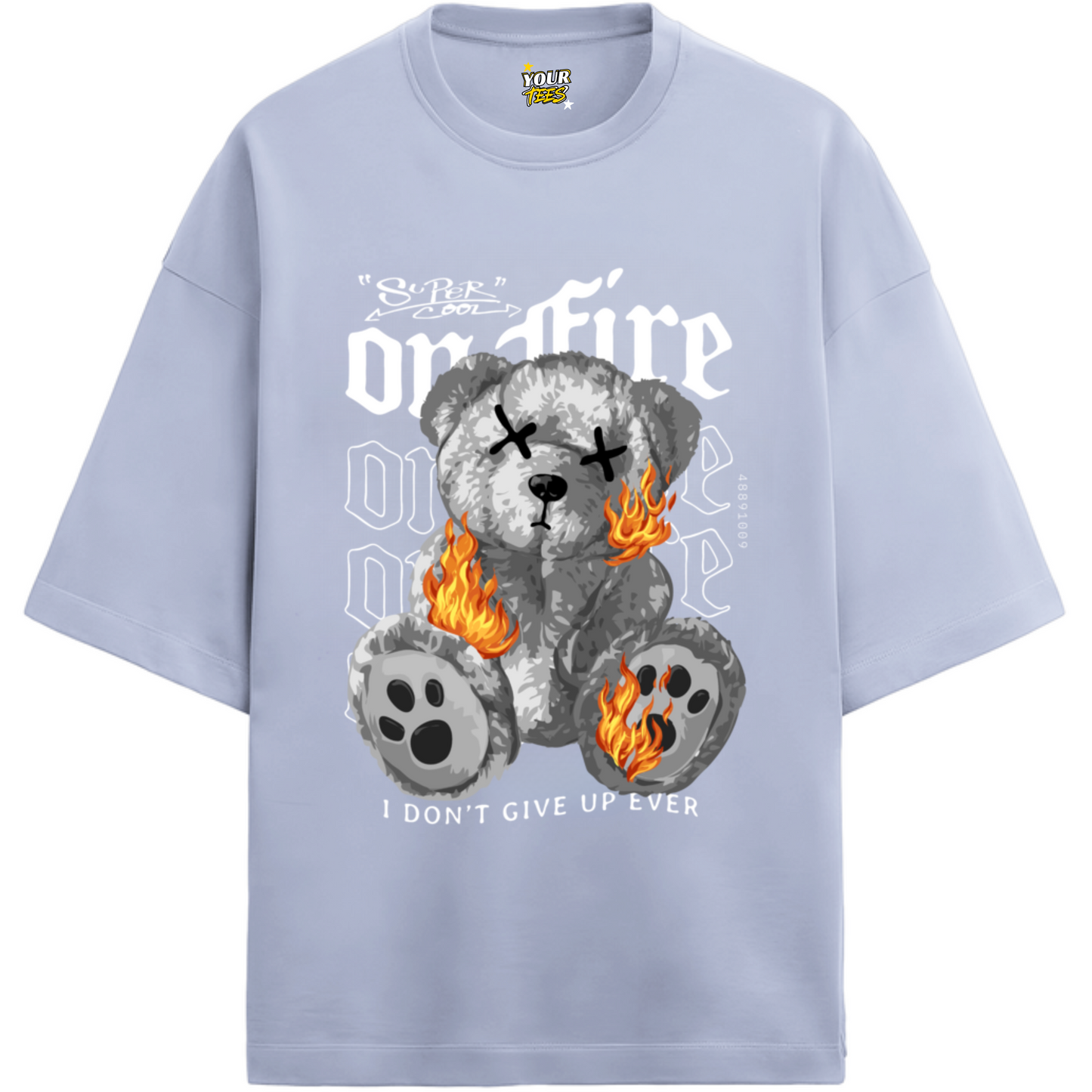 ON FIRE PREMIUM OVERSIZE TEE