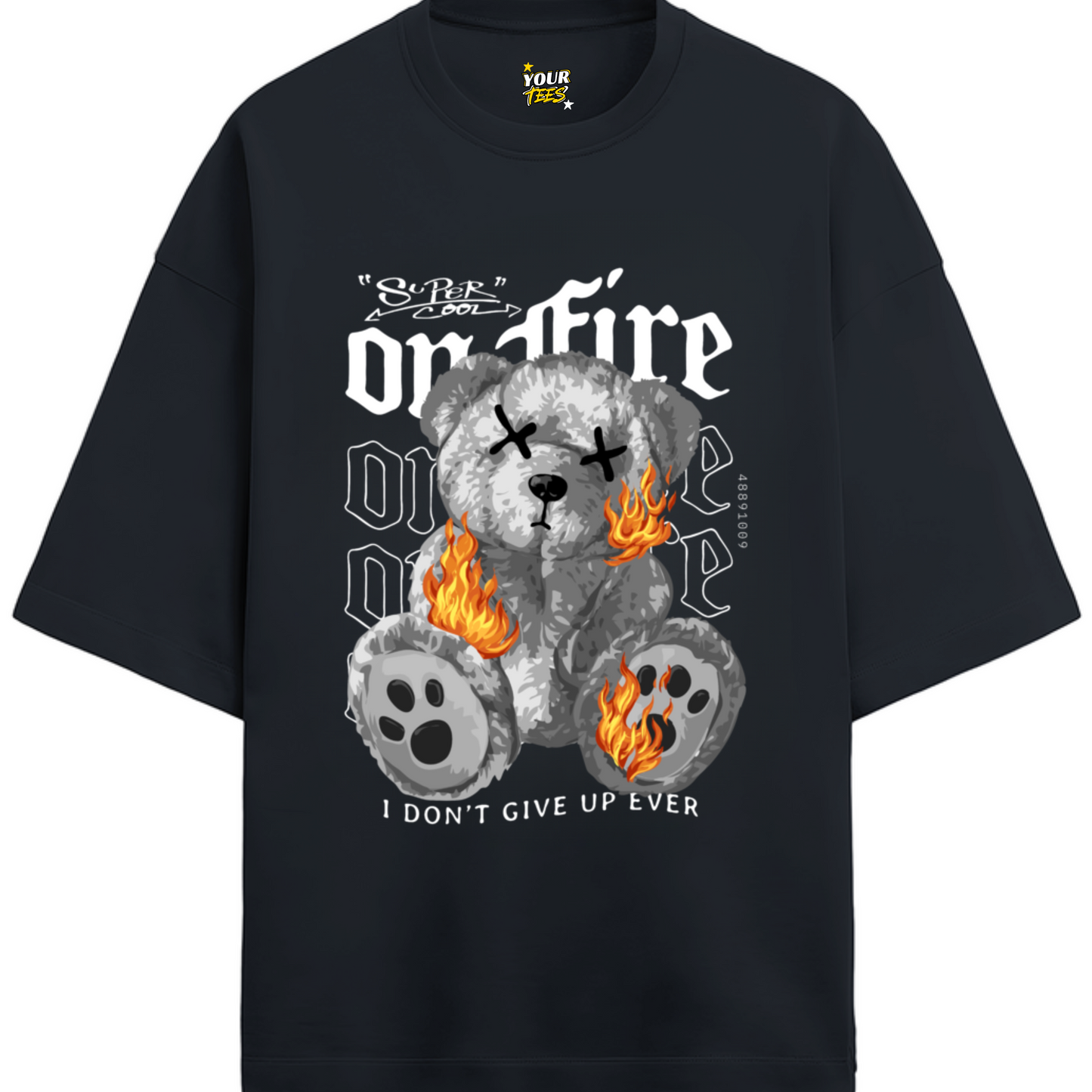 ON FIRE PREMIUM OVERSIZE TEE