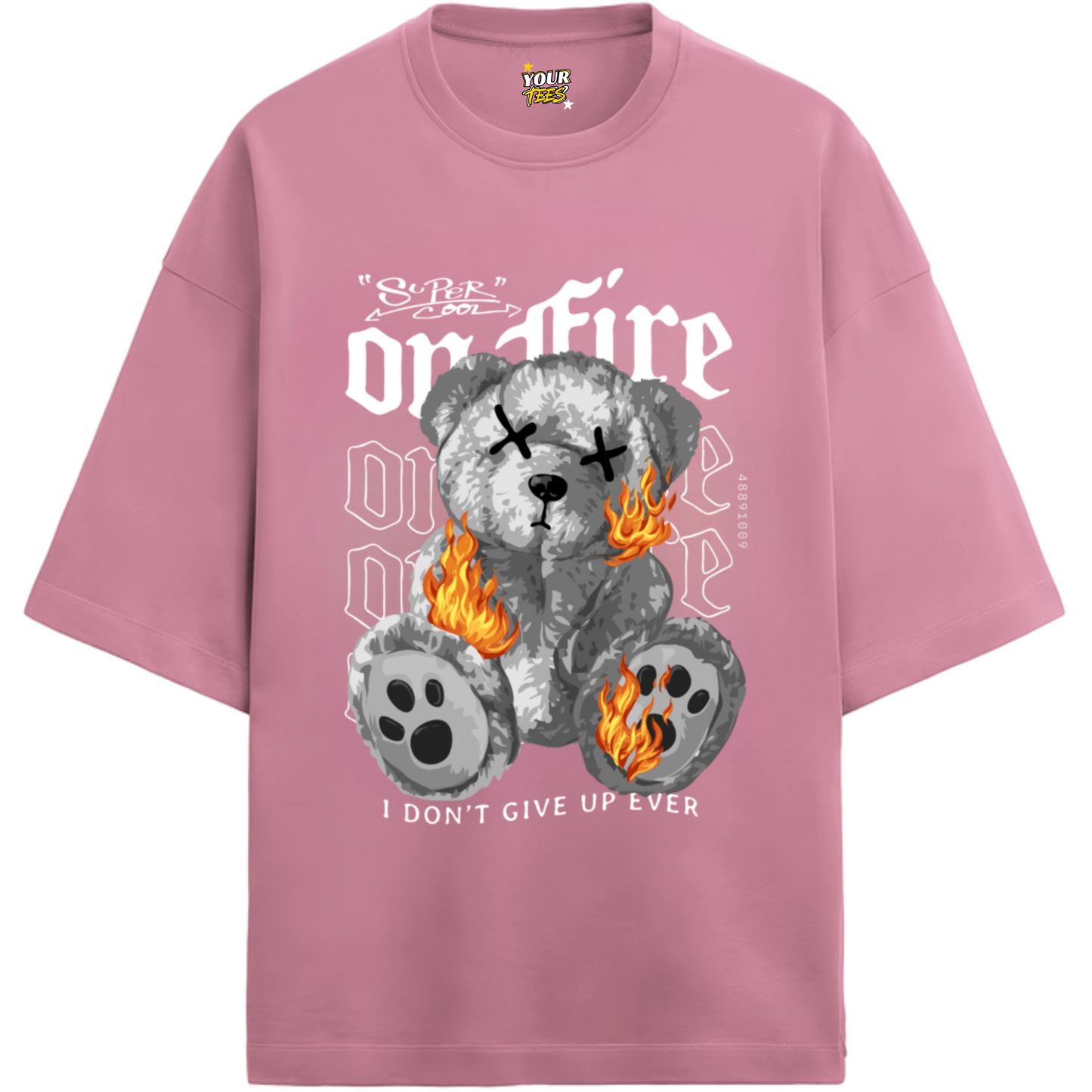 ON FIRE PREMIUM OVERSIZE TEE