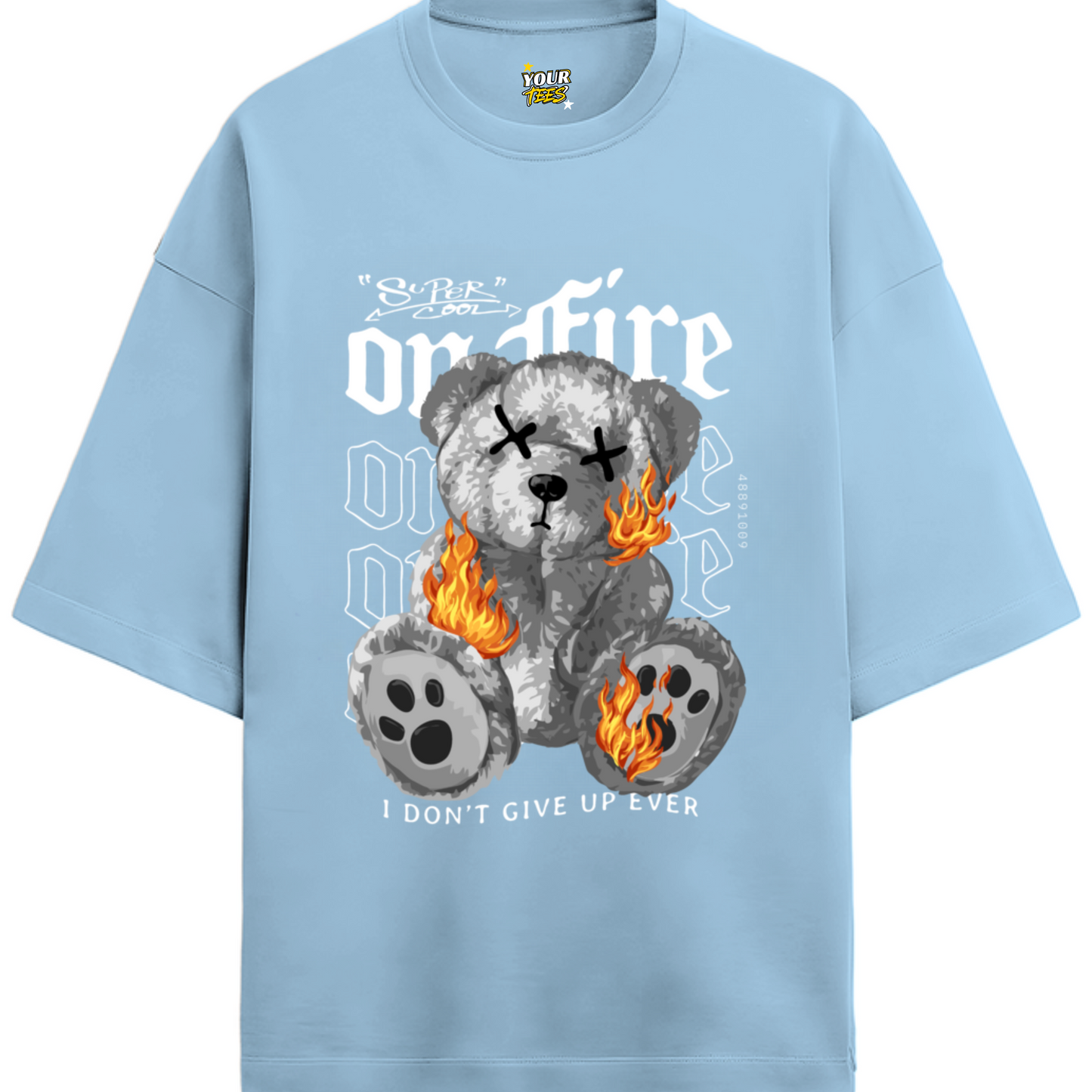ON FIRE PREMIUM OVERSIZE TEE