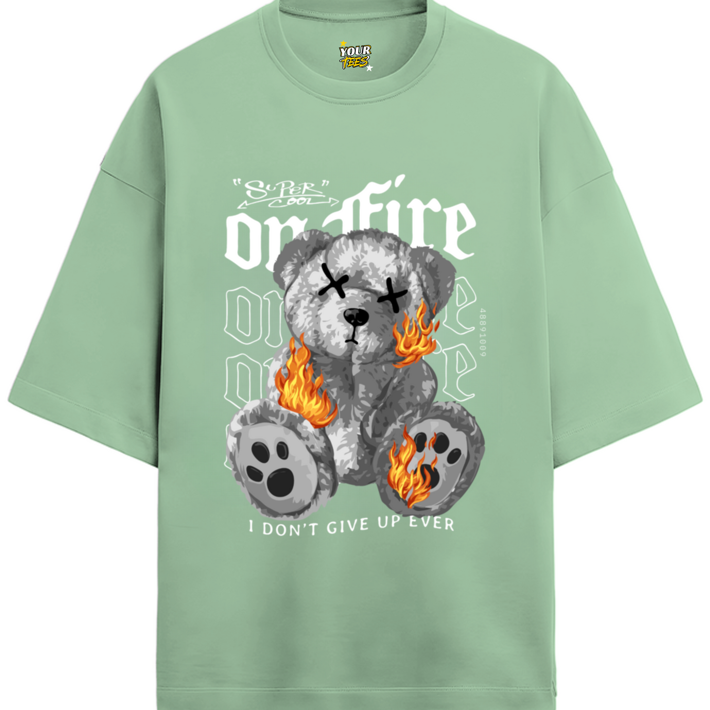 ON FIRE PREMIUM OVERSIZE TEE