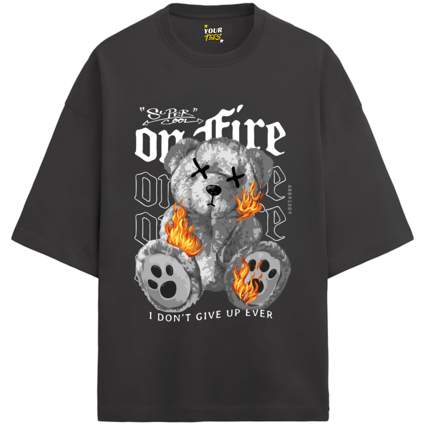 ON FIRE PREMIUM OVERSIZE TEE