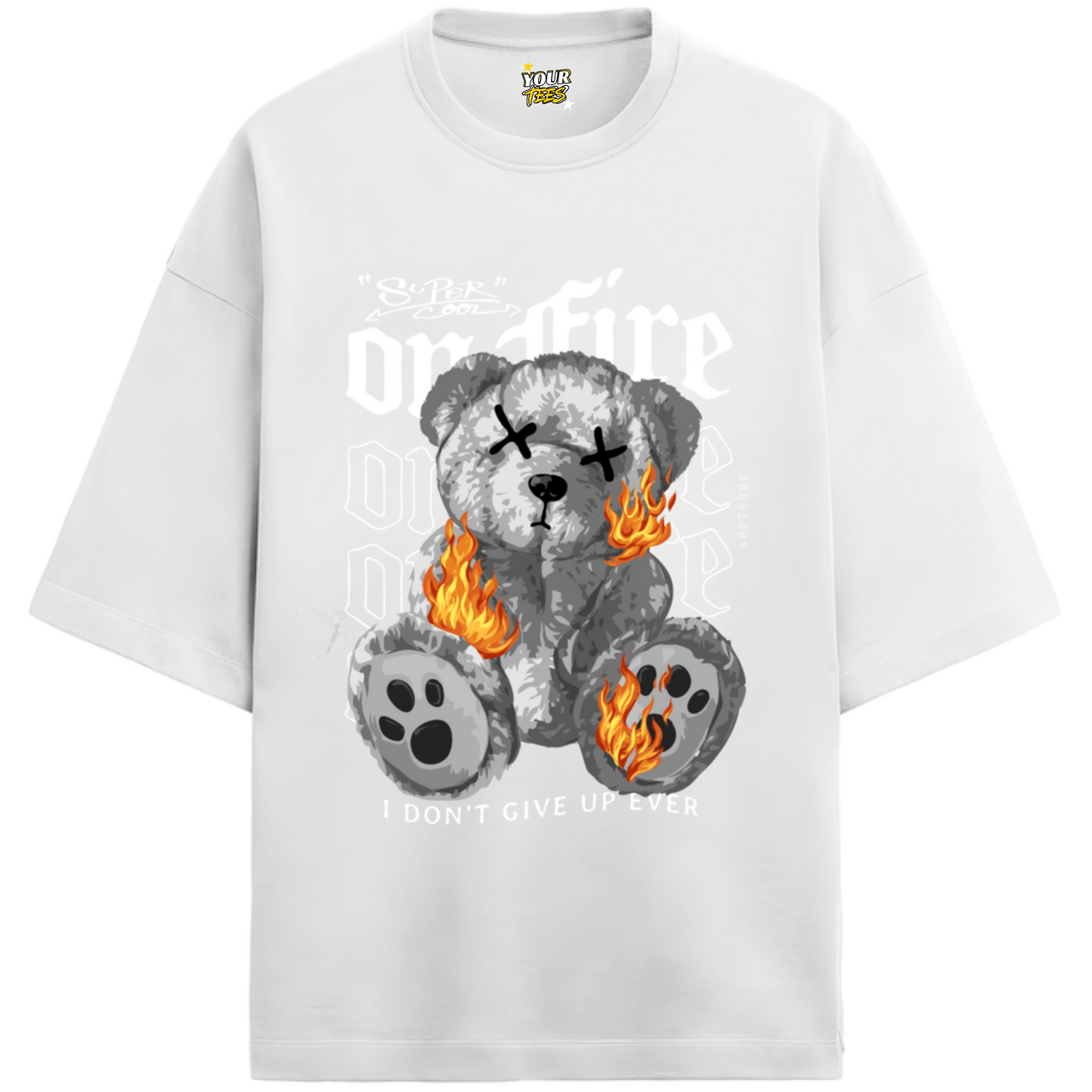 ON FIRE PREMIUM OVERSIZE TEE