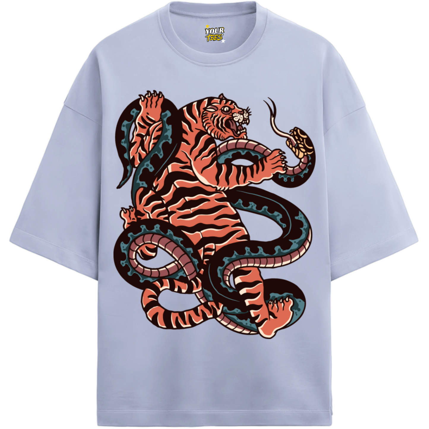 TIGER DUEL PREMIUM OVERSIZE TEE