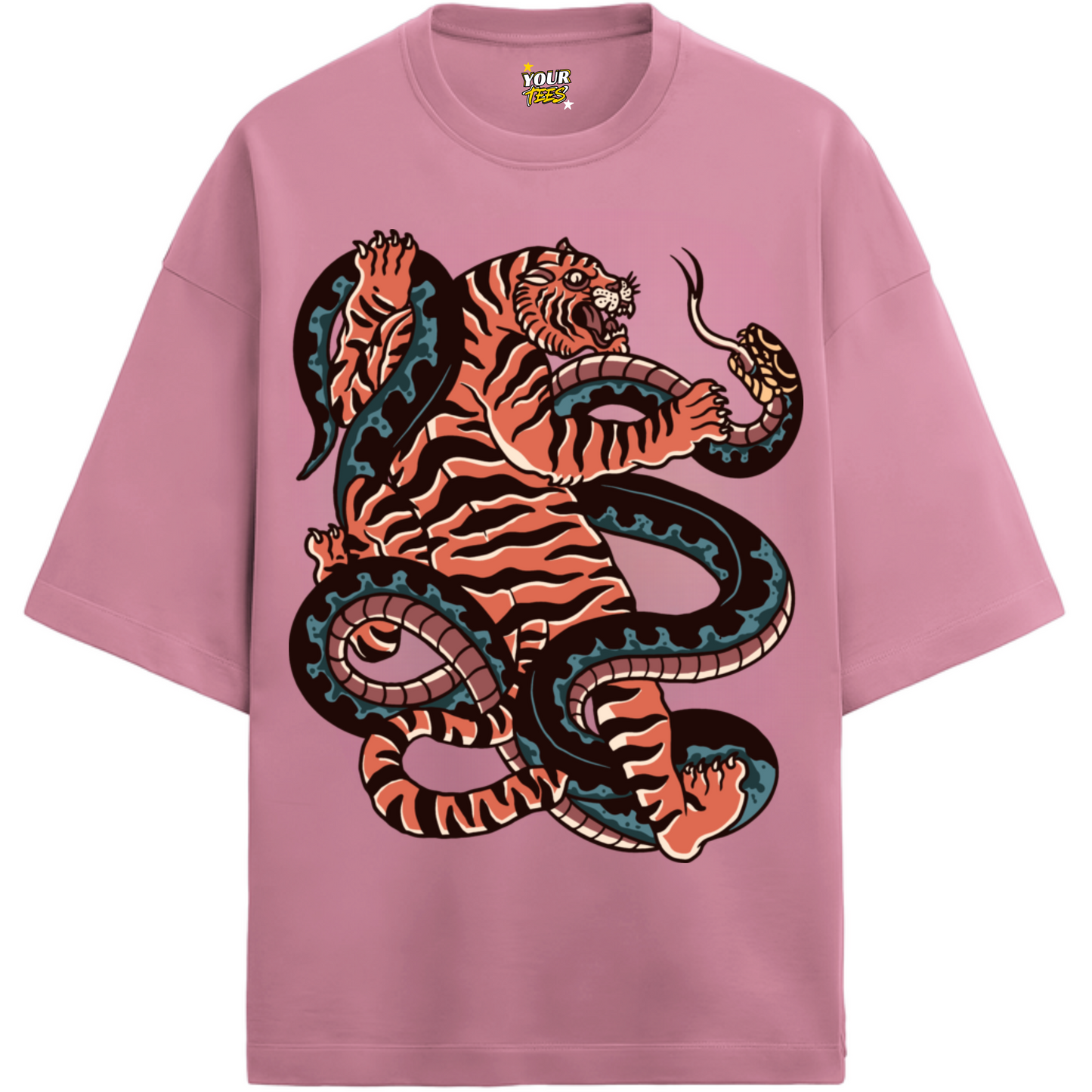 TIGER DUEL PREMIUM OVERSIZE TEE