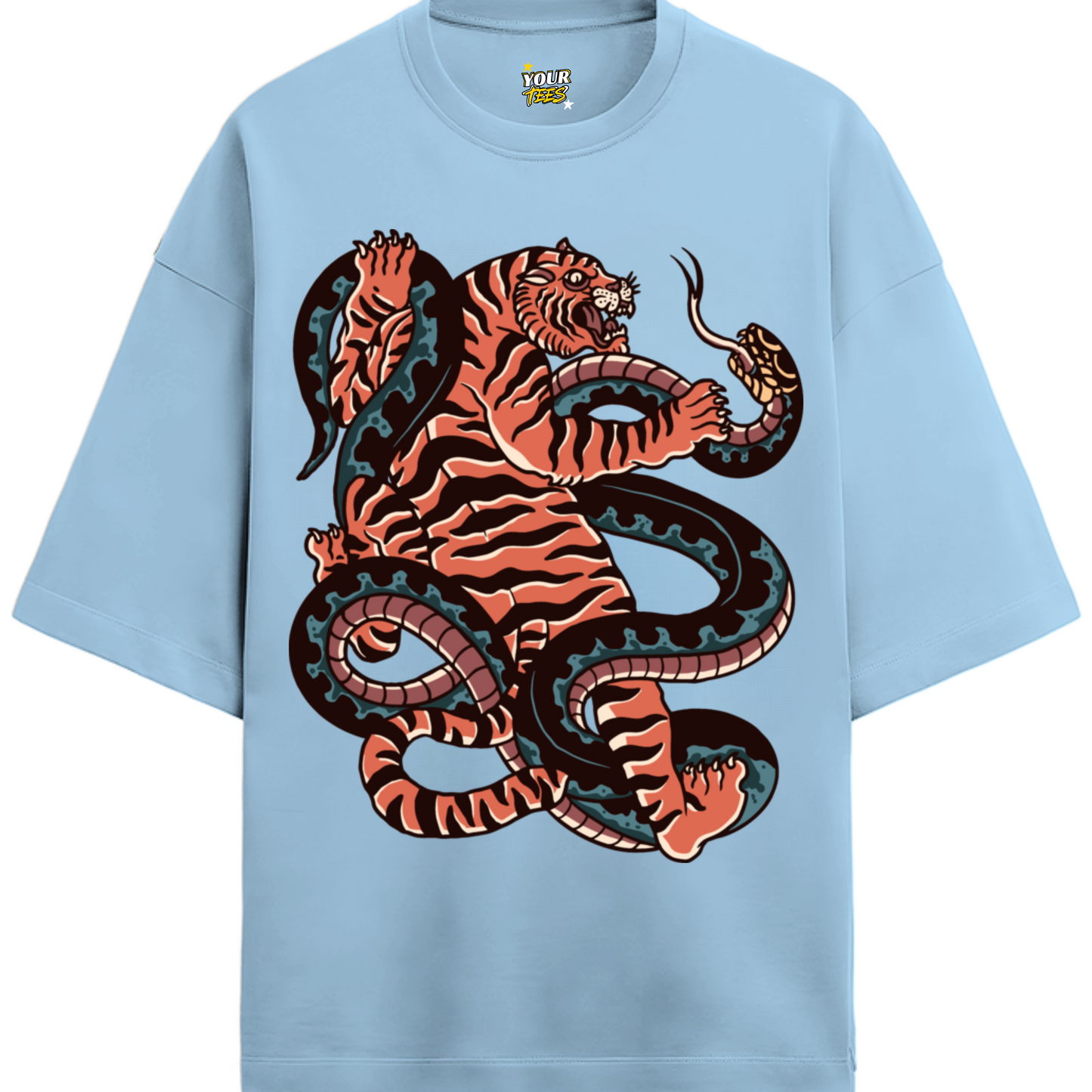 TIGER DUEL PREMIUM OVERSIZE TEE