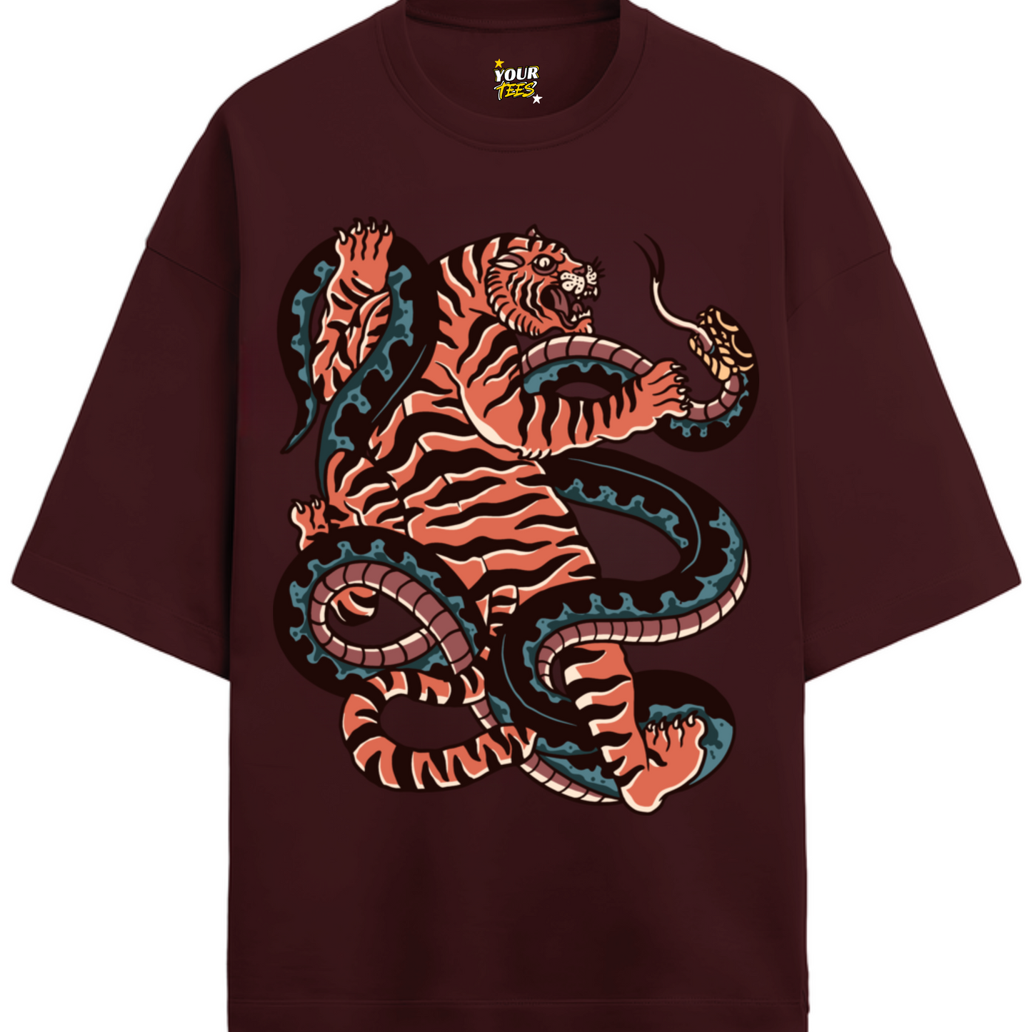 TIGER DUEL PREMIUM OVERSIZE TEE