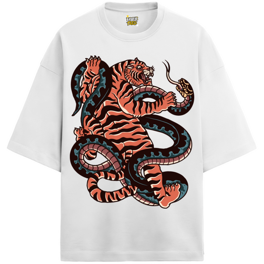 TIGER DUEL PREMIUM OVERSIZE TEE