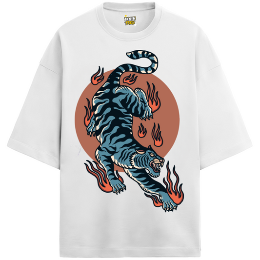 ORIENTAL TIGER PREMIUM OVERSIZE TEE