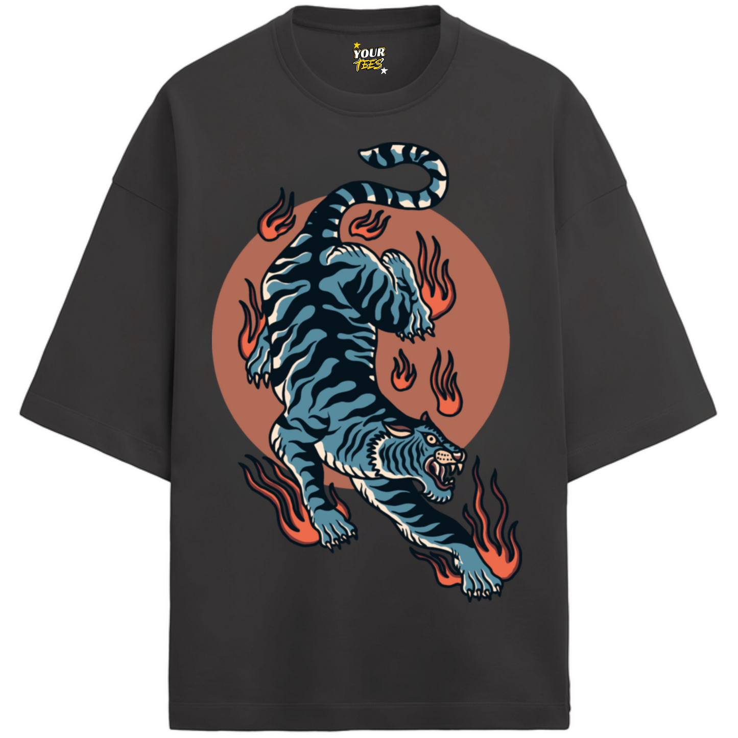 ORIENTAL TIGER PREMIUM OVERSIZE TEE