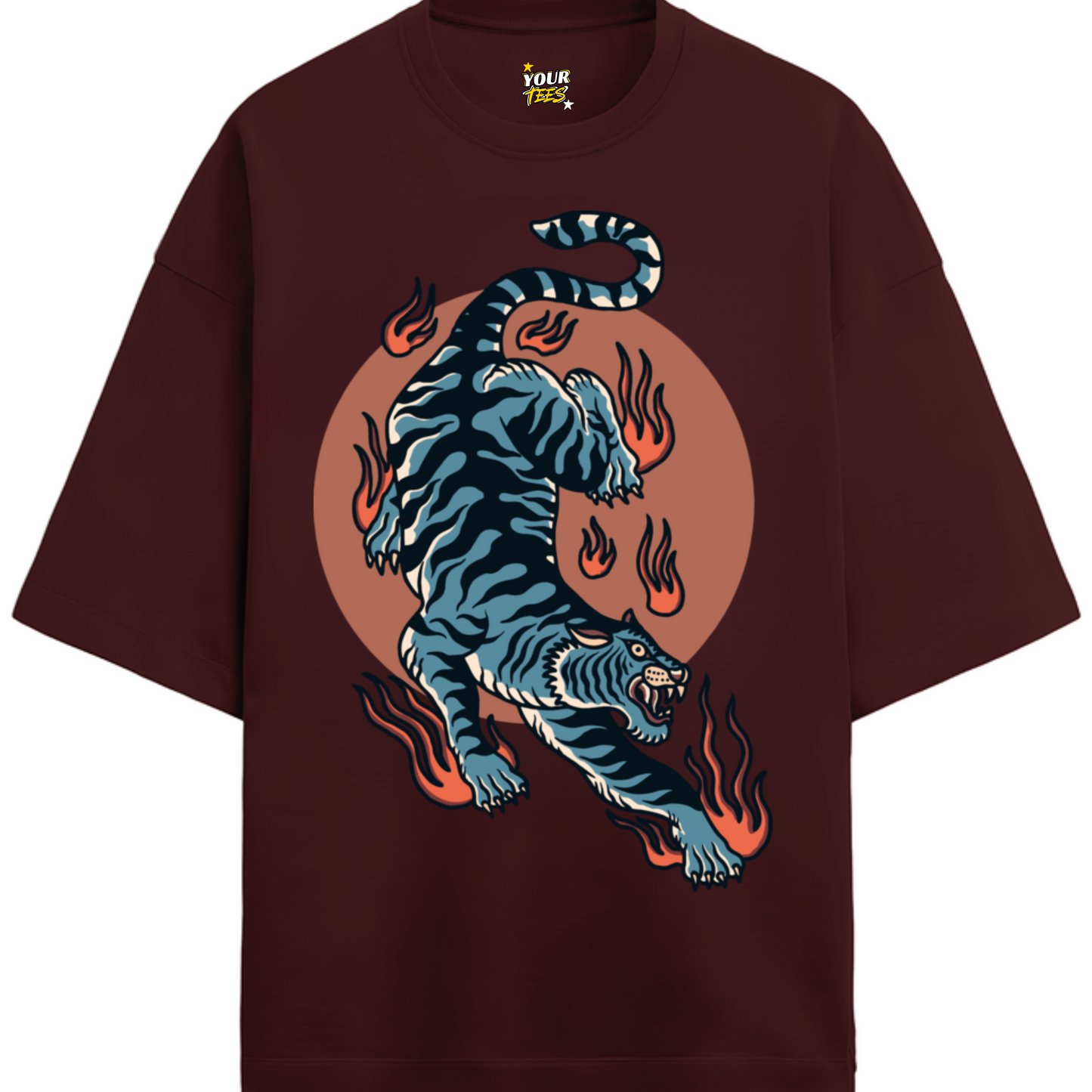 ORIENTAL TIGER PREMIUM OVERSIZE TEE