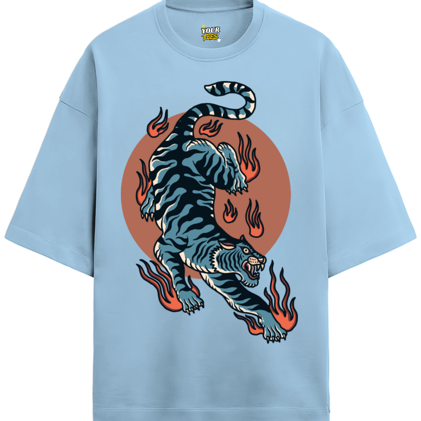 ORIENTAL TIGER PREMIUM OVERSIZE TEE