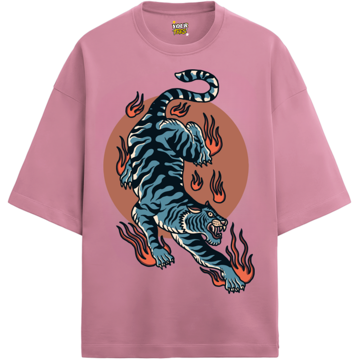 ORIENTAL TIGER PREMIUM OVERSIZE TEE