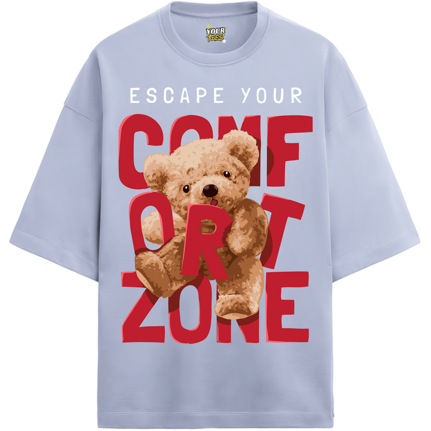 COMFORT ZONE PREMIUM OVERSIZE TEE