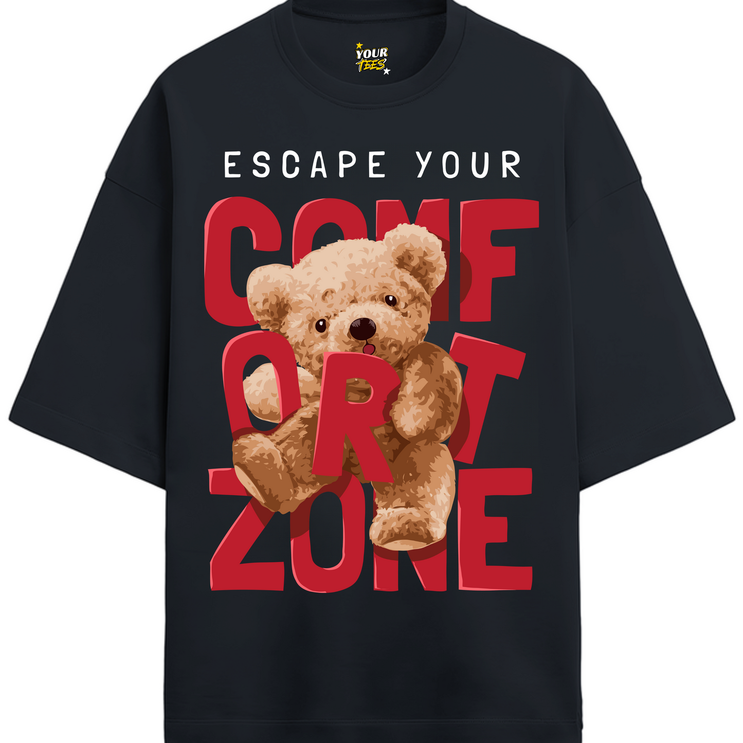 COMFORT ZONE PREMIUM OVERSIZE TEE