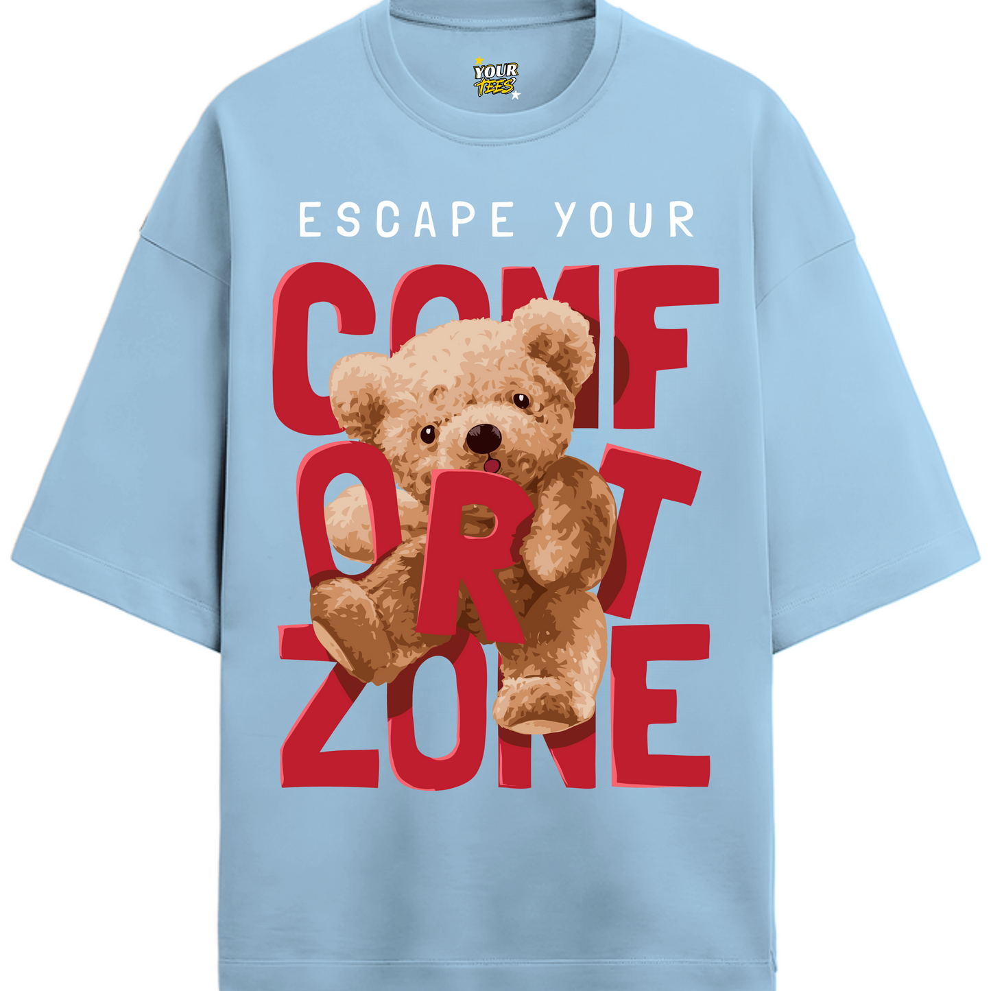 COMFORT ZONE PREMIUM OVERSIZE TEE