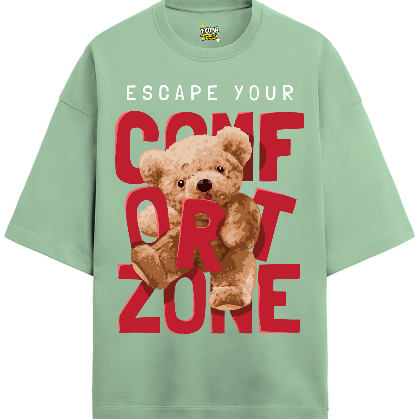 COMFORT ZONE PREMIUM OVERSIZE TEE