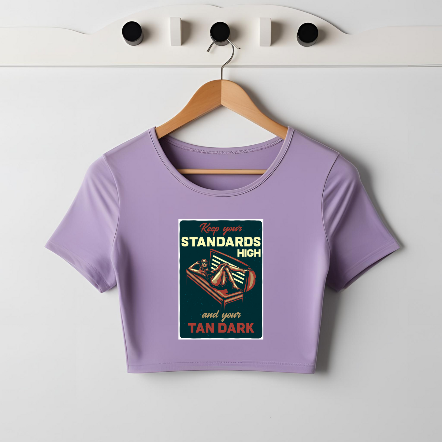STANDARDS HIGH CROP TOP