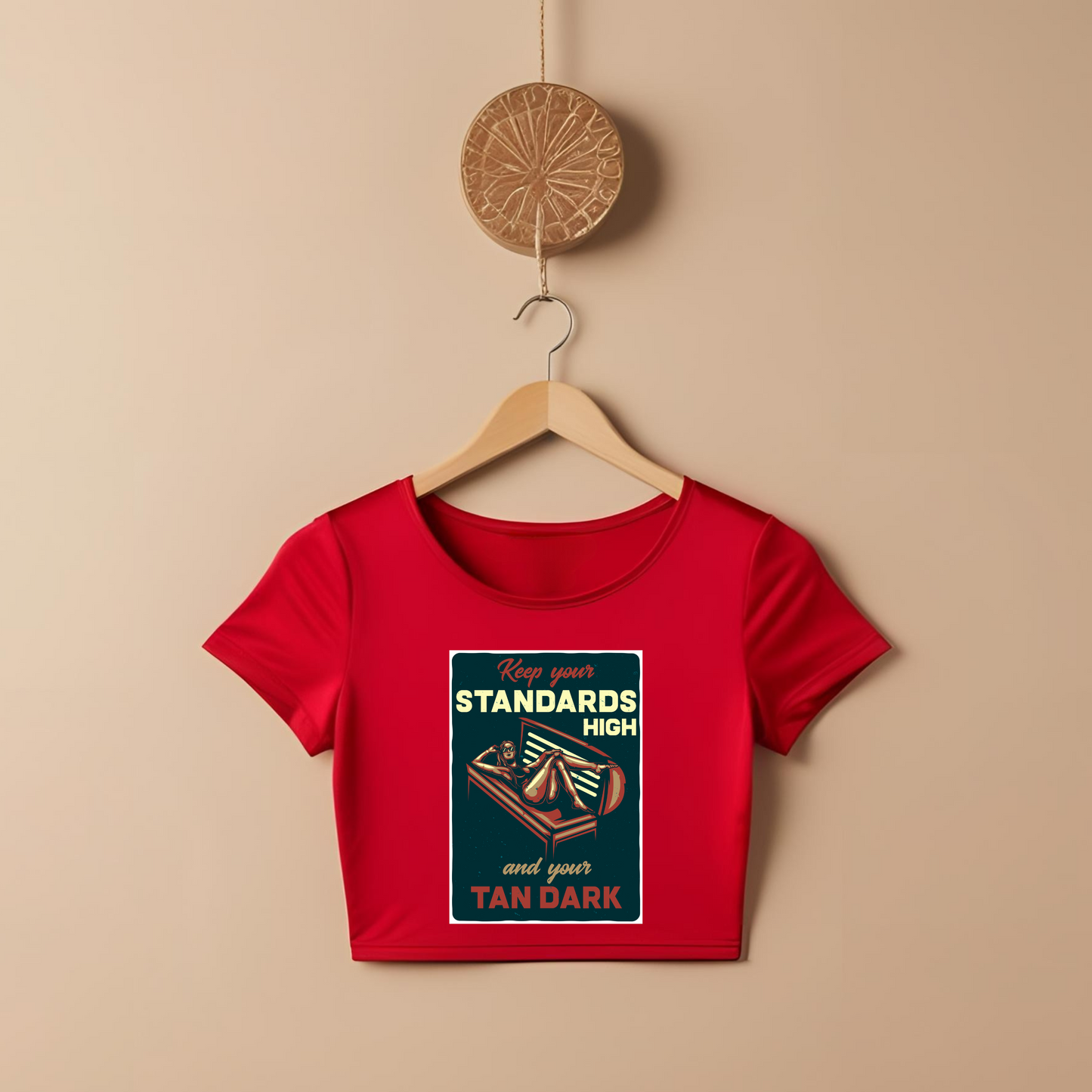 STANDARDS HIGH CROP TOP