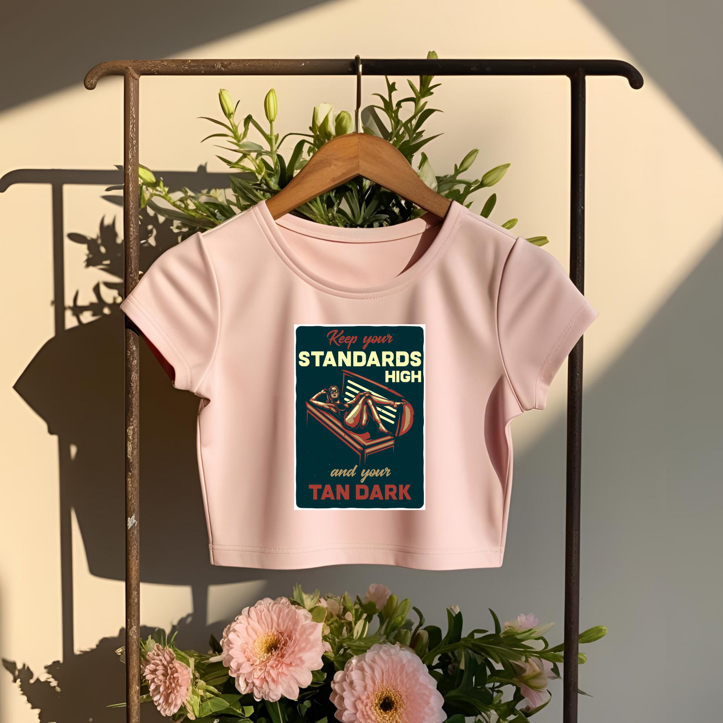 STANDARDS HIGH CROP TOP