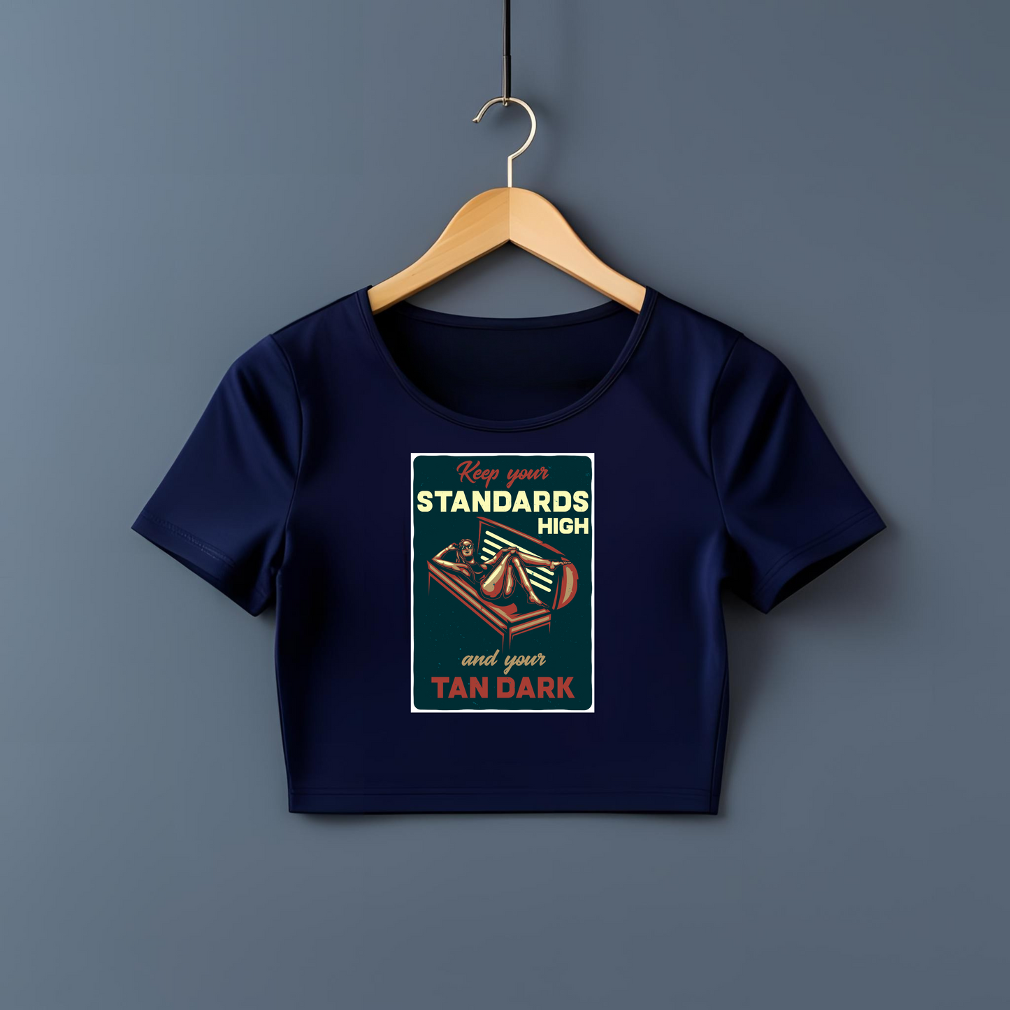 STANDARDS HIGH CROP TOP